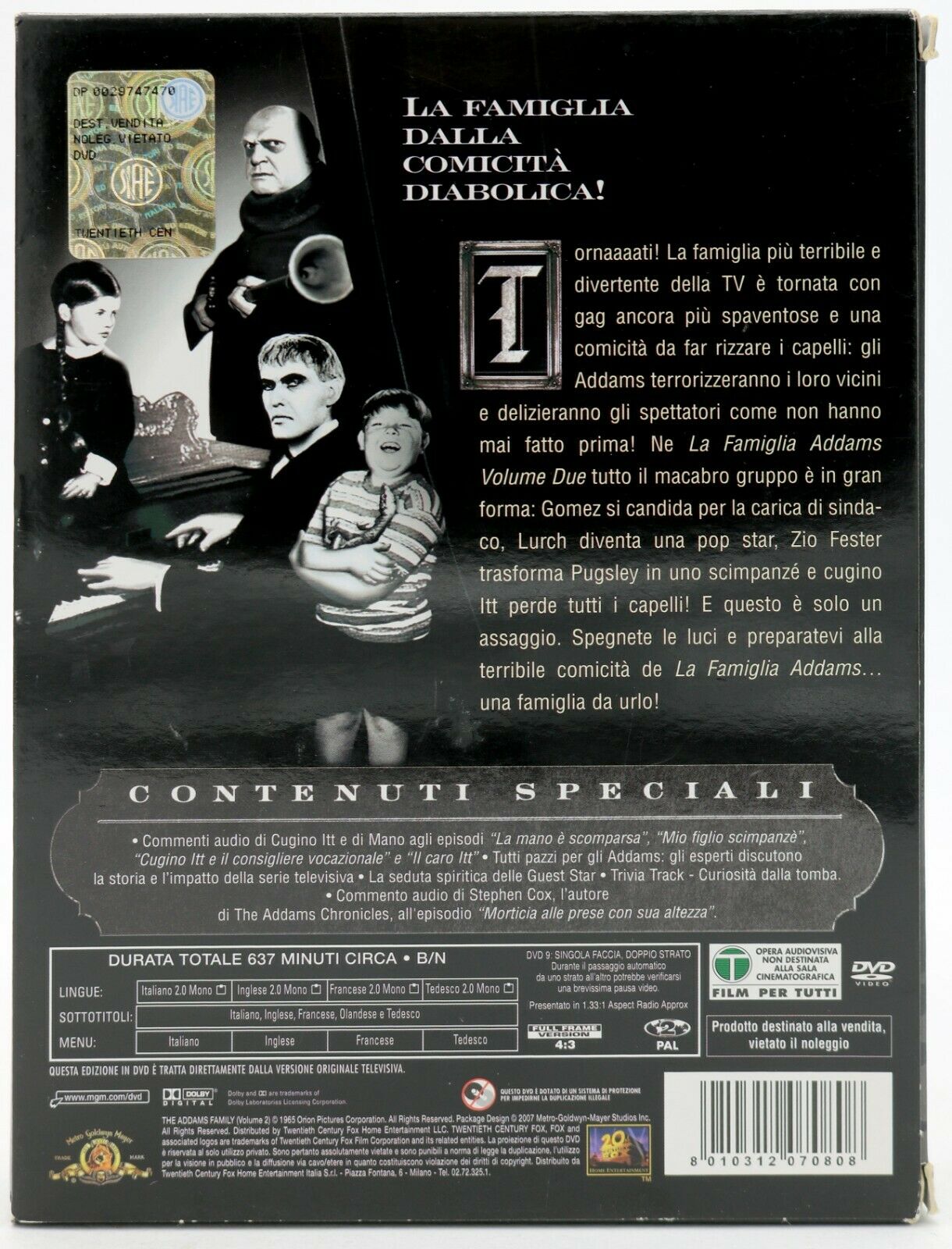 EBOND La Famiglia Addams Stagione 02 Episodi 01-21 DVD D553129