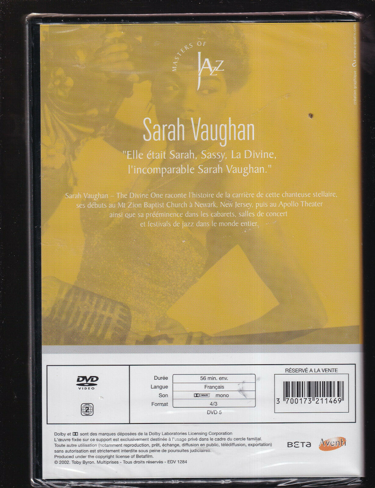 EBOND Sara Vaughan DVD D553325