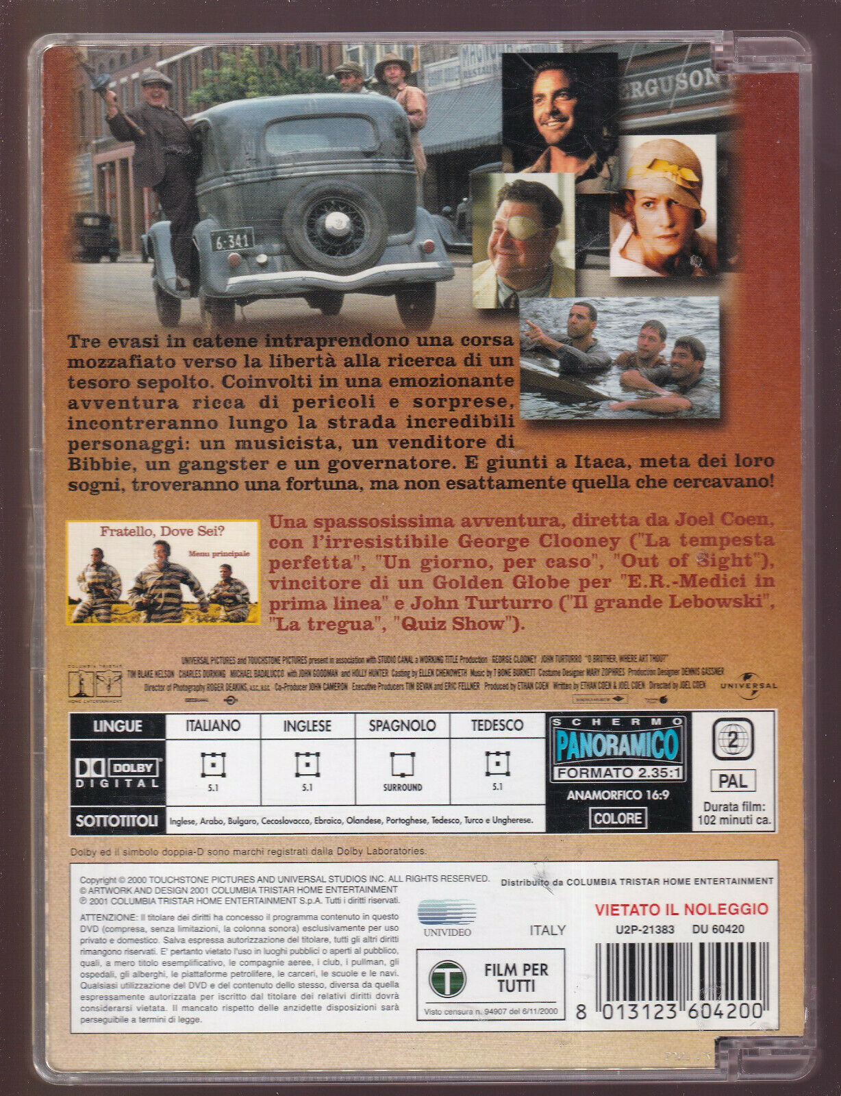 EBOND Fratello Dove Sei?sjb DVD D553418