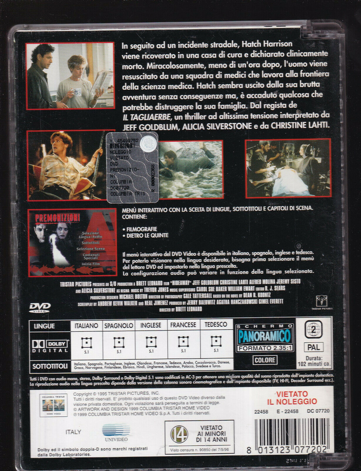 EBOND Premonizioni Sjb DVD D553440