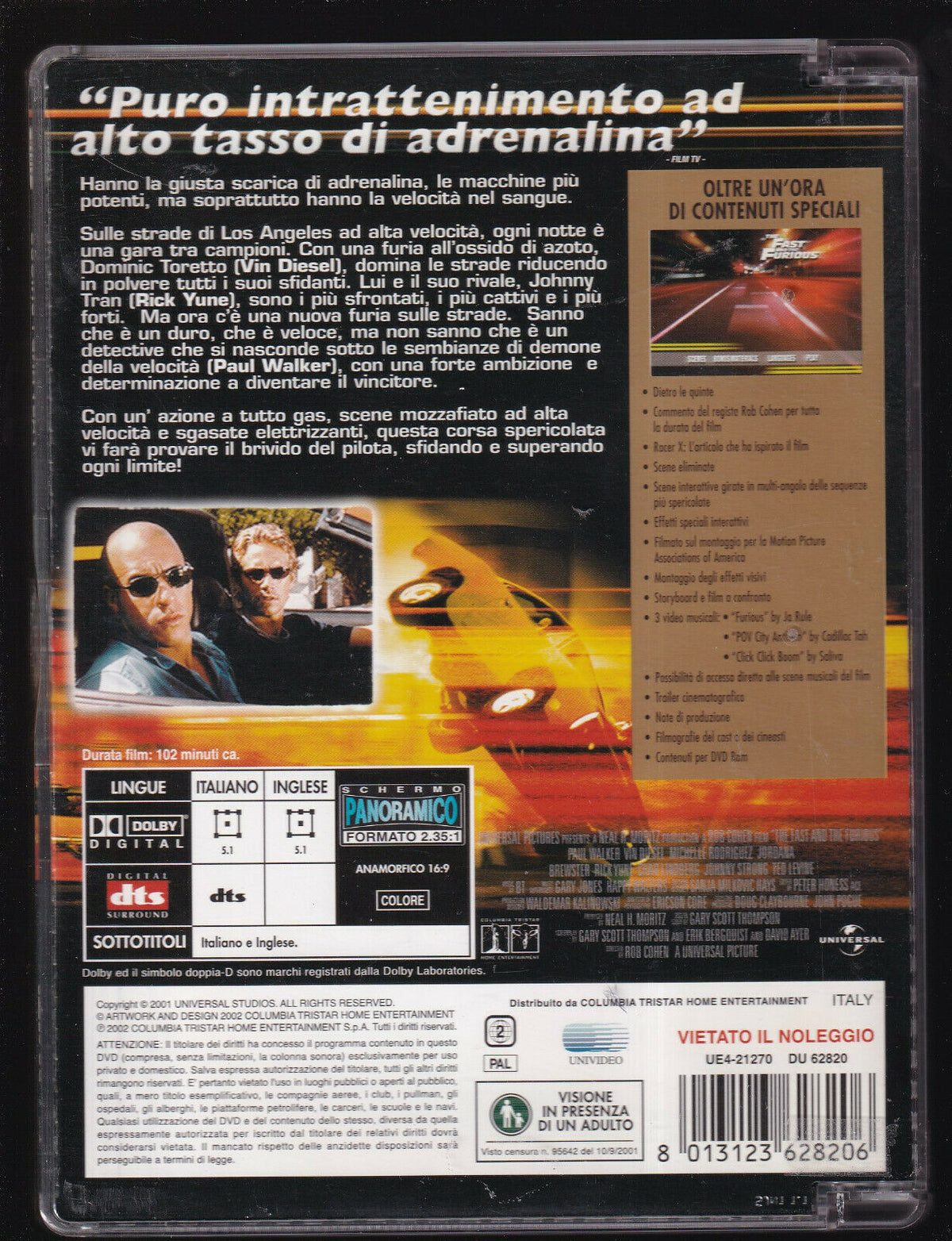 EBOND Fast And Furious Sjb DVD D553443