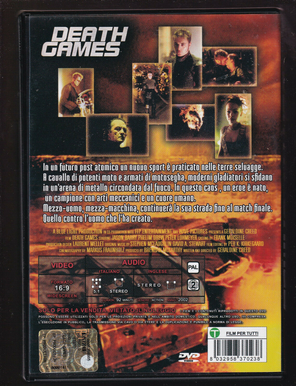 EBOND Death Games DVD D553456