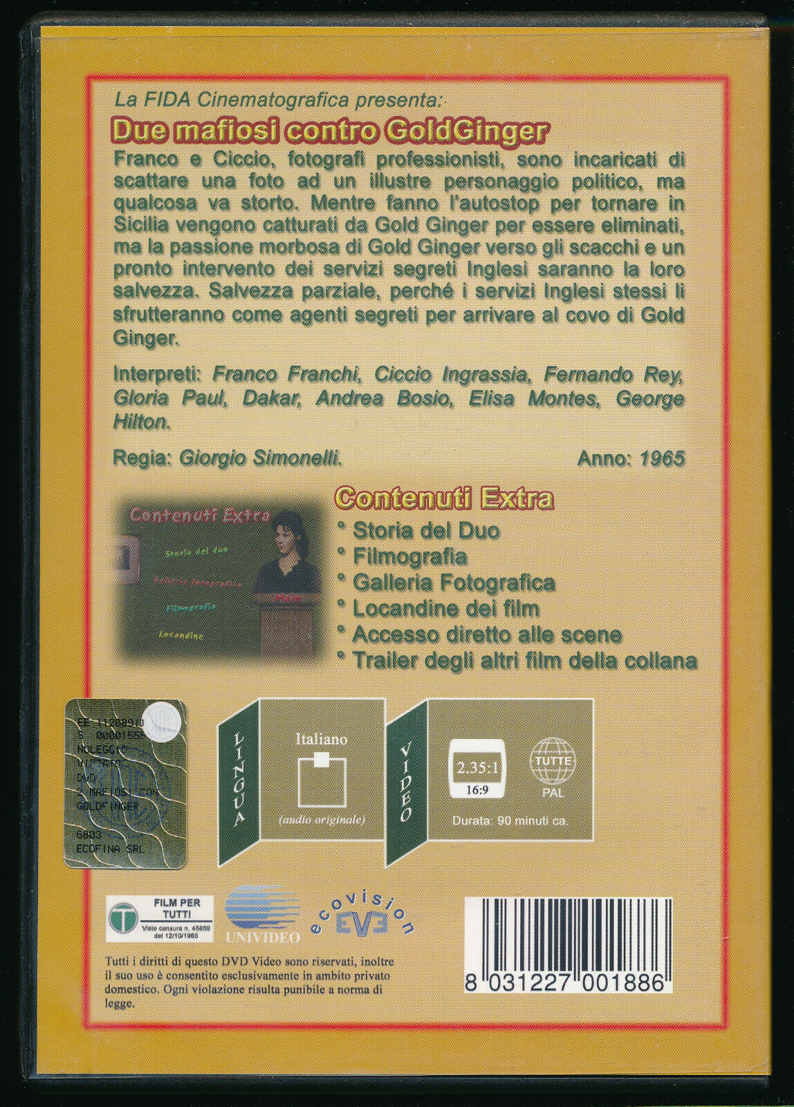 EBOND Due Mafiosi Contro Goldginger DVD D553520