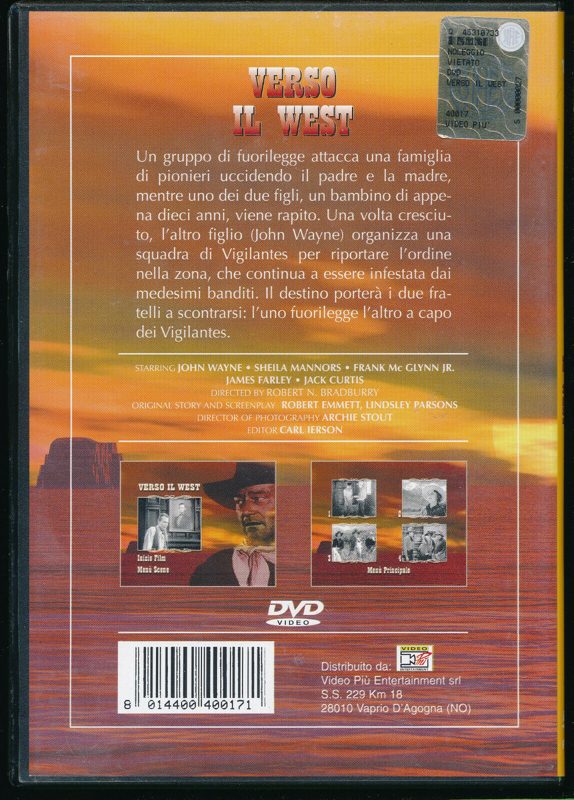 EBOND Verso Il West! DVD D553720