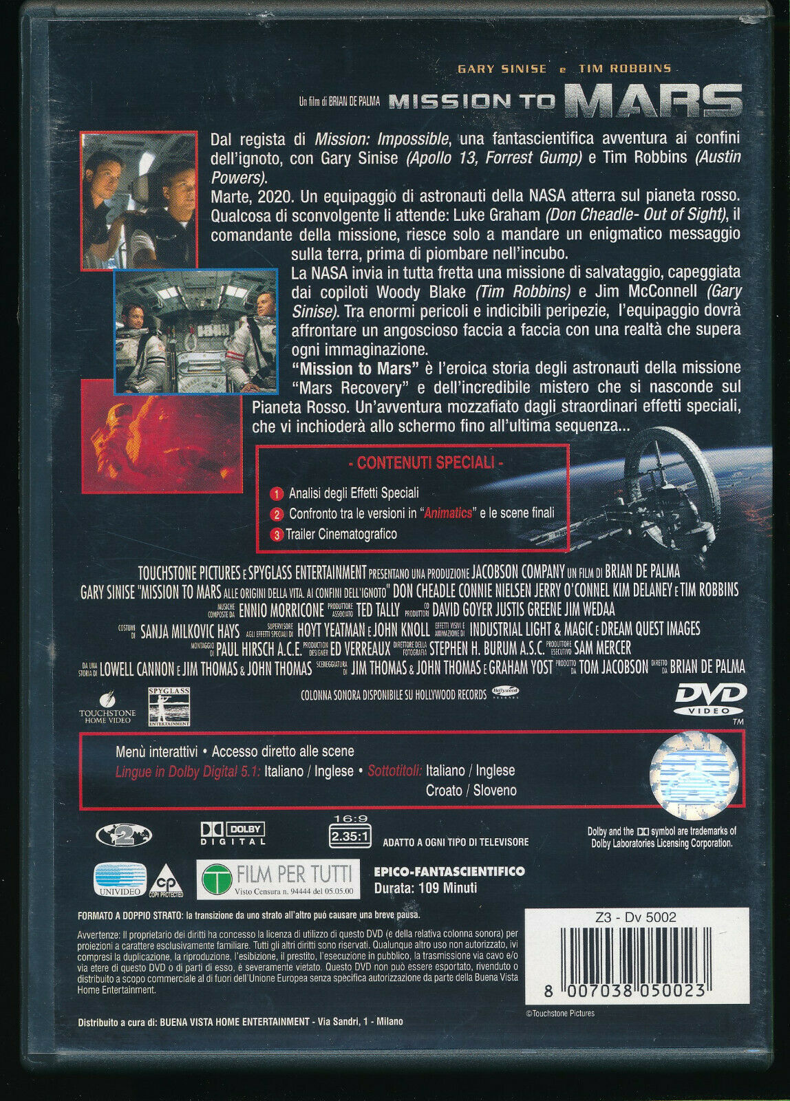 EBOND Mission To Mars DVD D553758