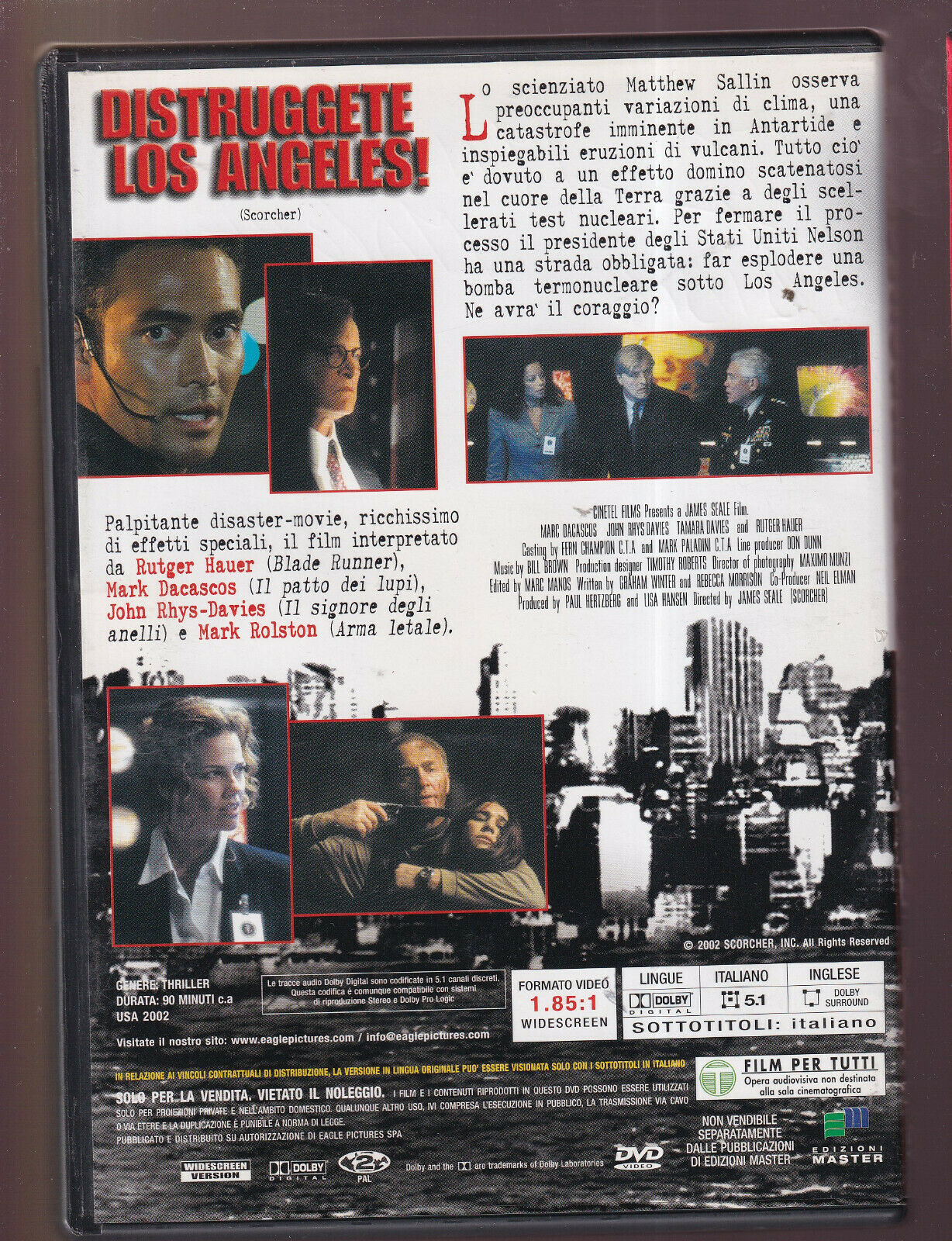 EBOND Distruggete Los Angeles DVD Editoriale D553831