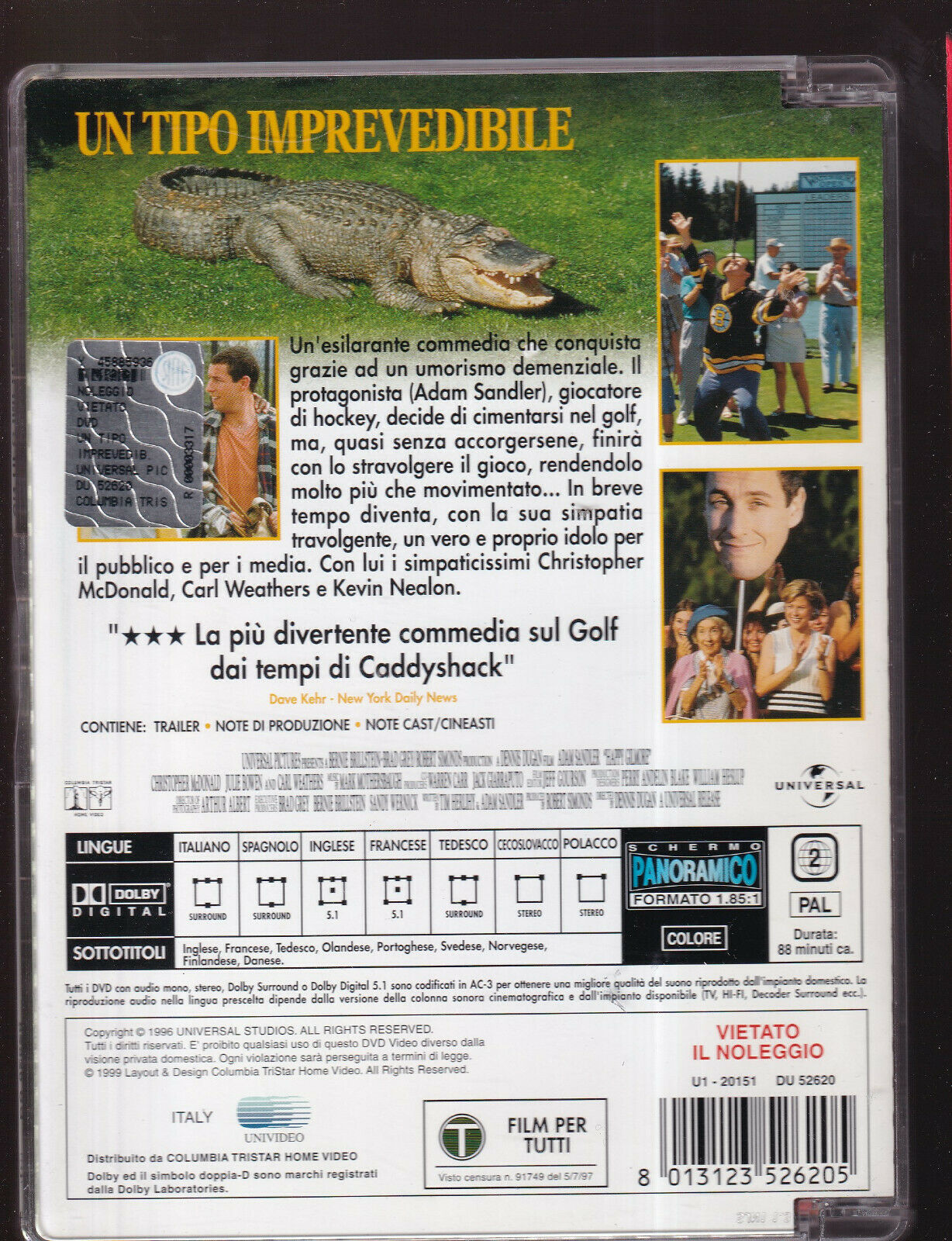 EBOND Un Tipo Imprevedibile Sjb DVD D554210