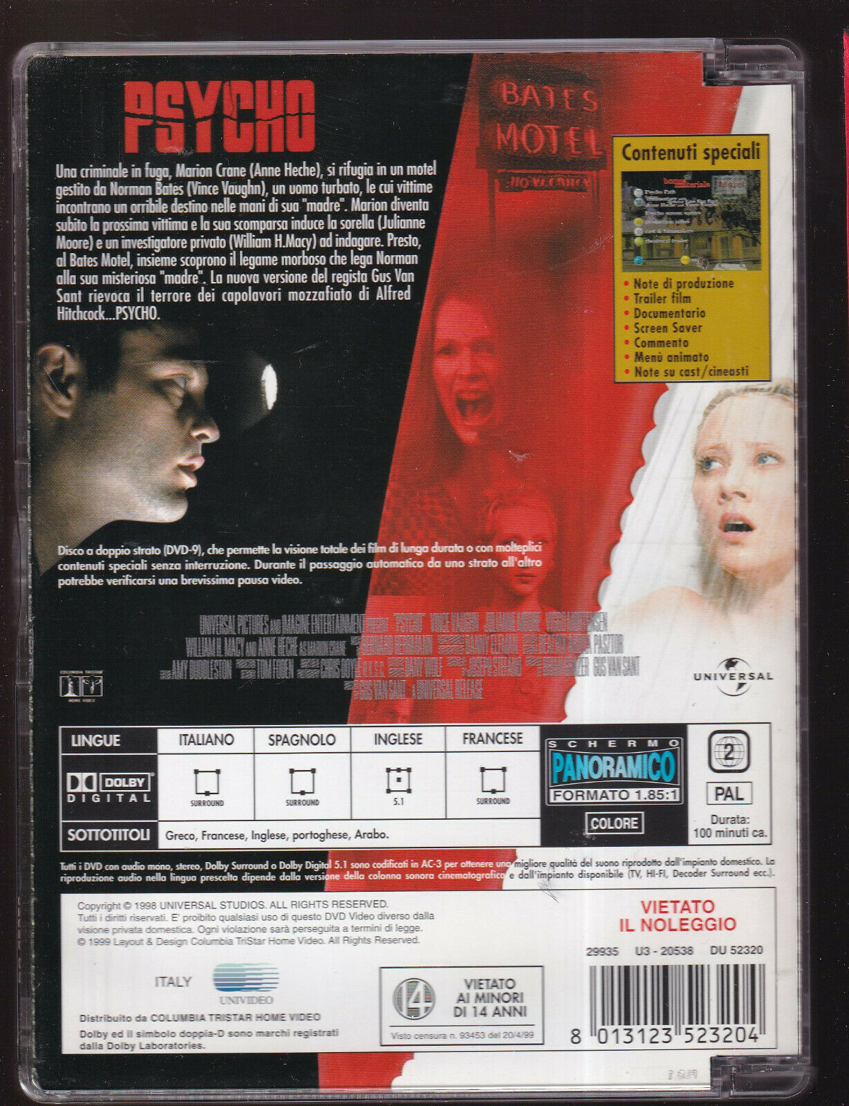 EBOND Psycho Sjb DVD D554215