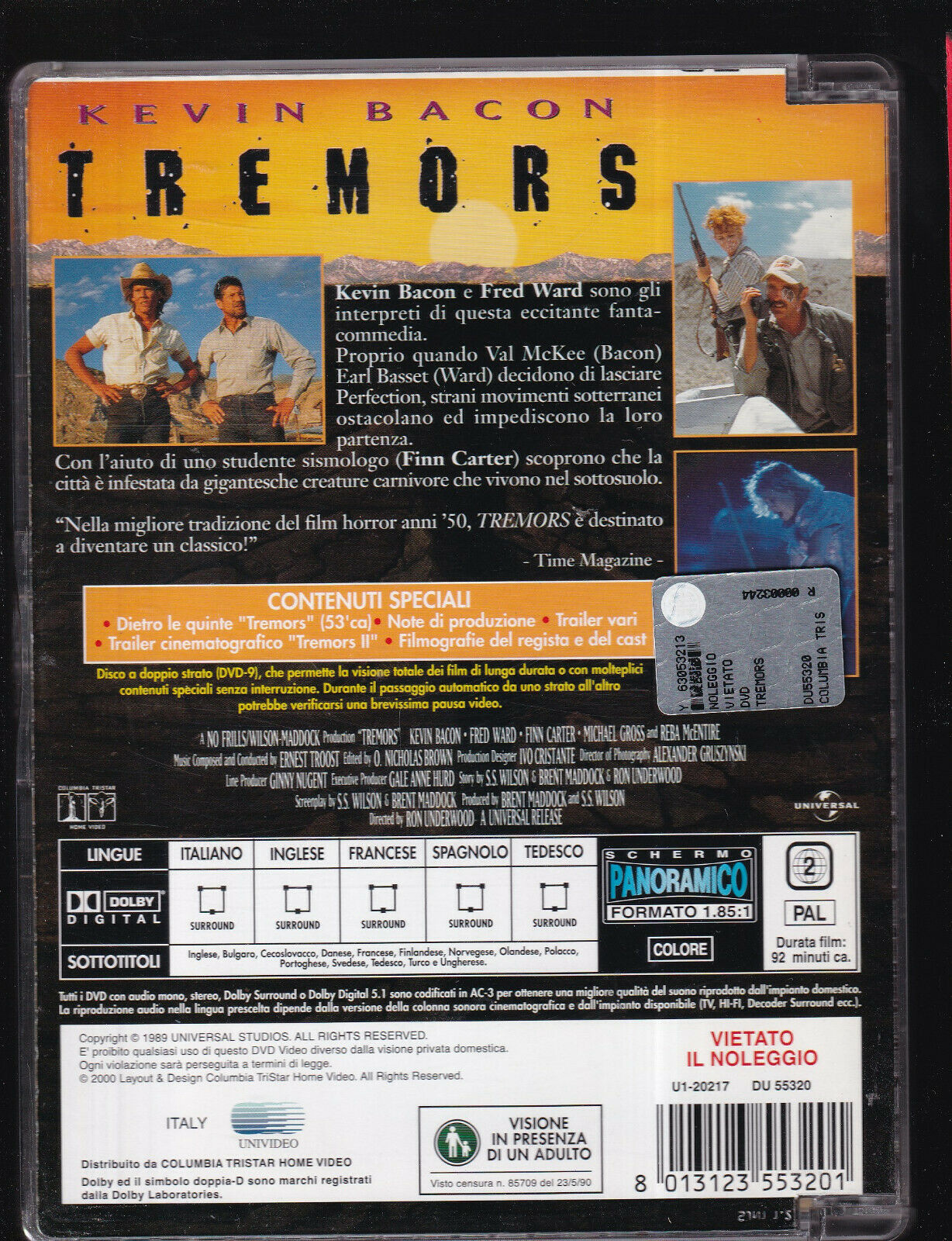 EBOND Tremors Sjb DVD D554244