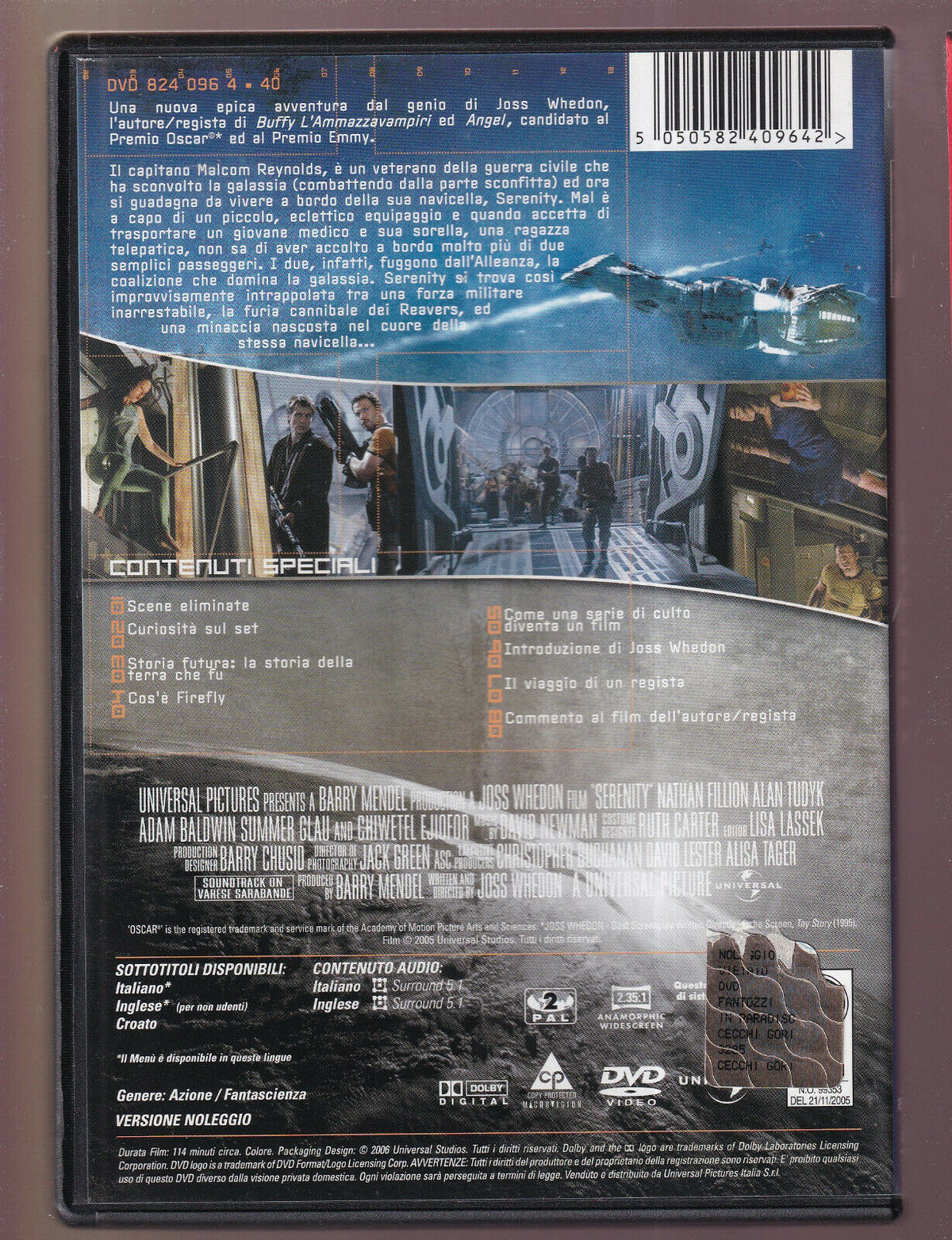 EBOND Serenity DVD Ex Noleggio D554287
