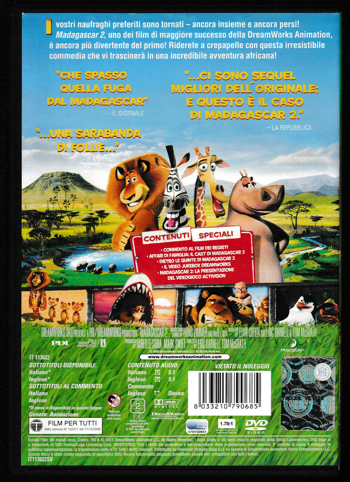 EBOND Madagascar 2 DVD D554523