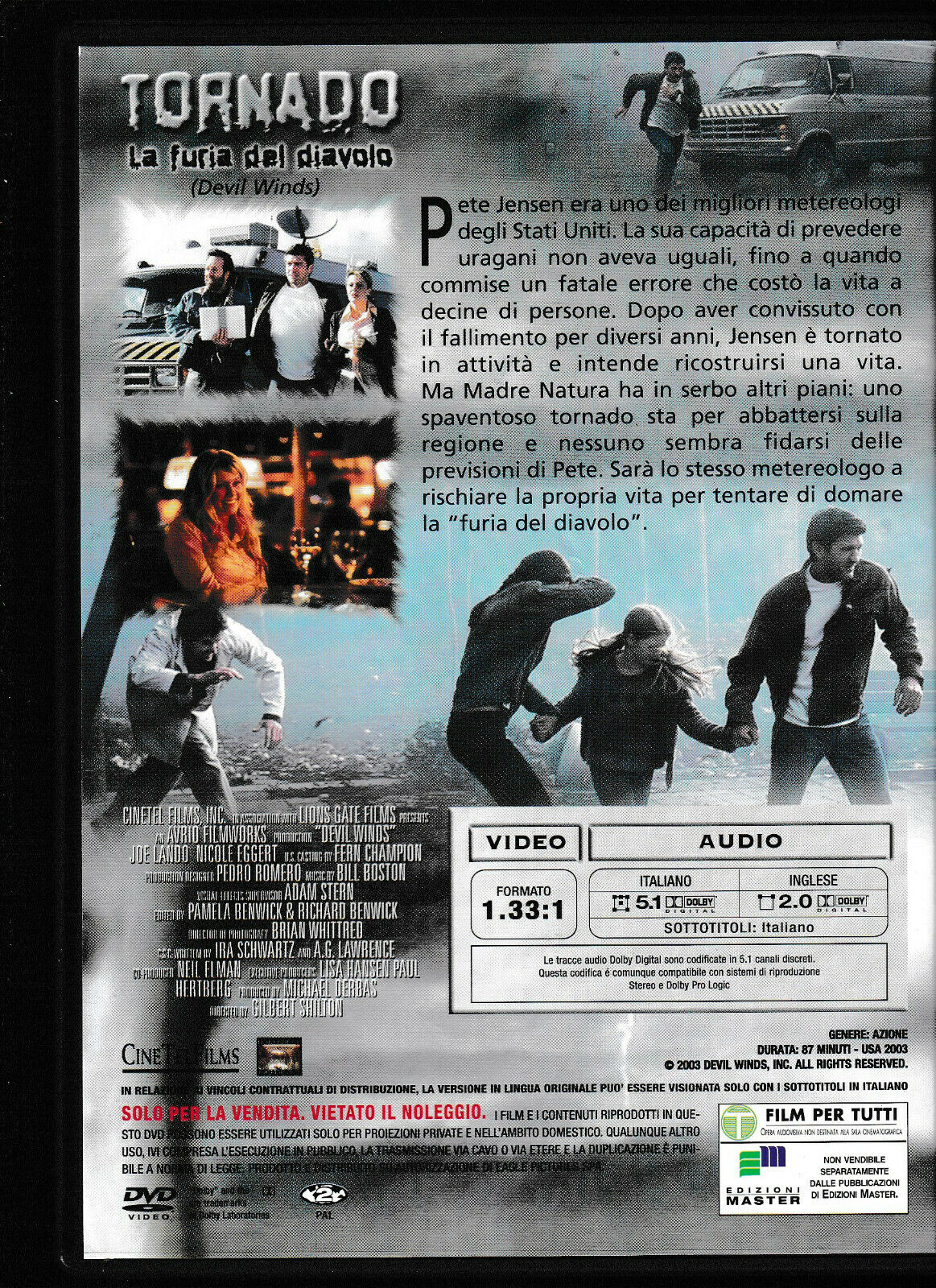 EBOND Tornado - La Furia Del Diavolo Editoriale DVD D554619