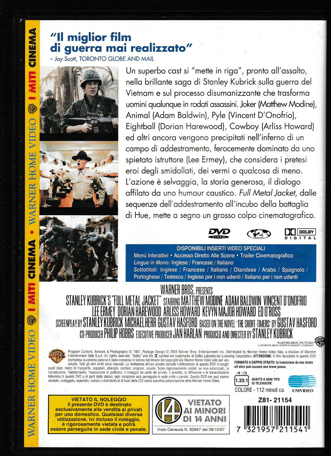 EBOND Full Metal Jacket DVD D554625