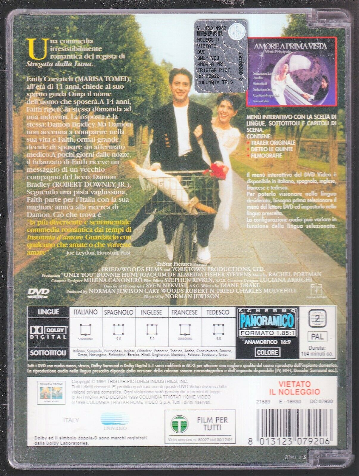 EBOND Only You - Amore a Prima Vista Sjb DVD D554730