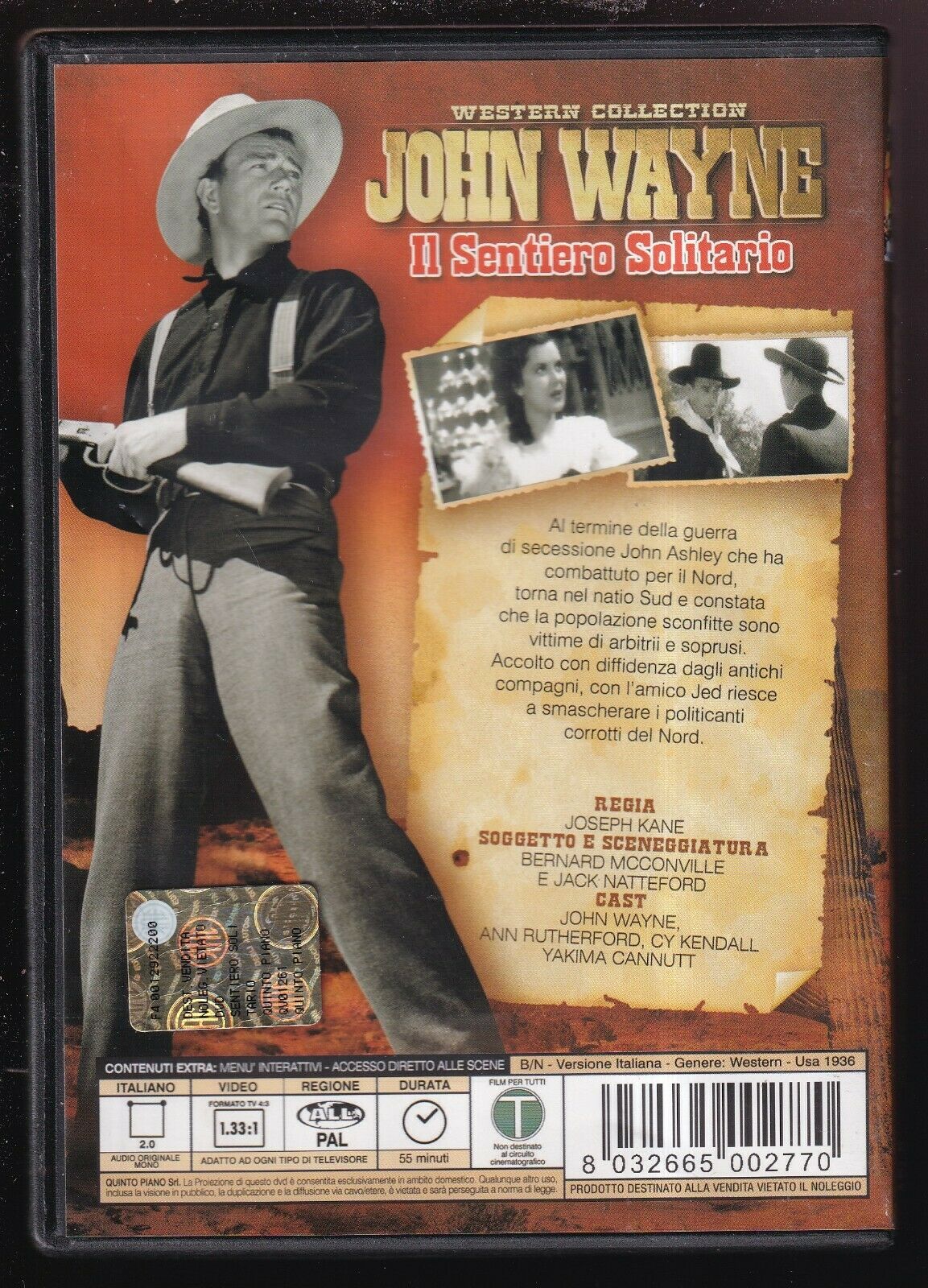EBOND Il Sentiero Solitario Con John Wayne DVD D554935