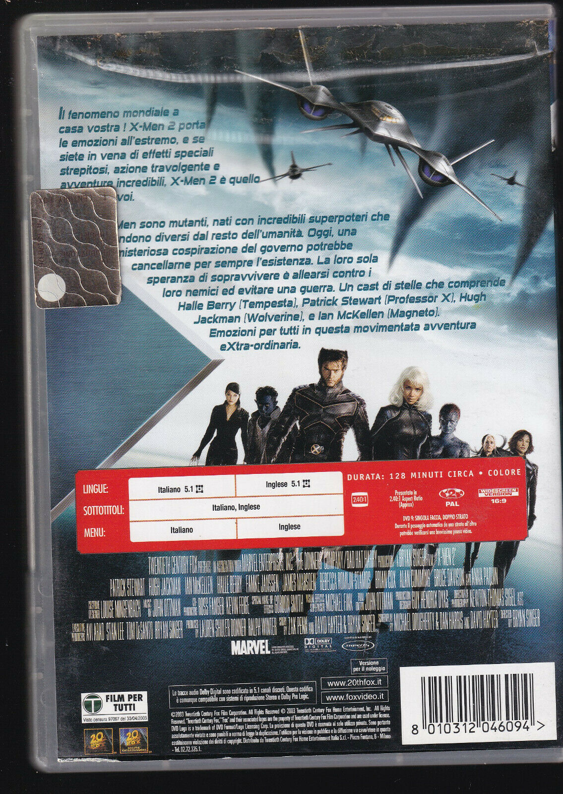 EBOND X Men 2 DVD D555250