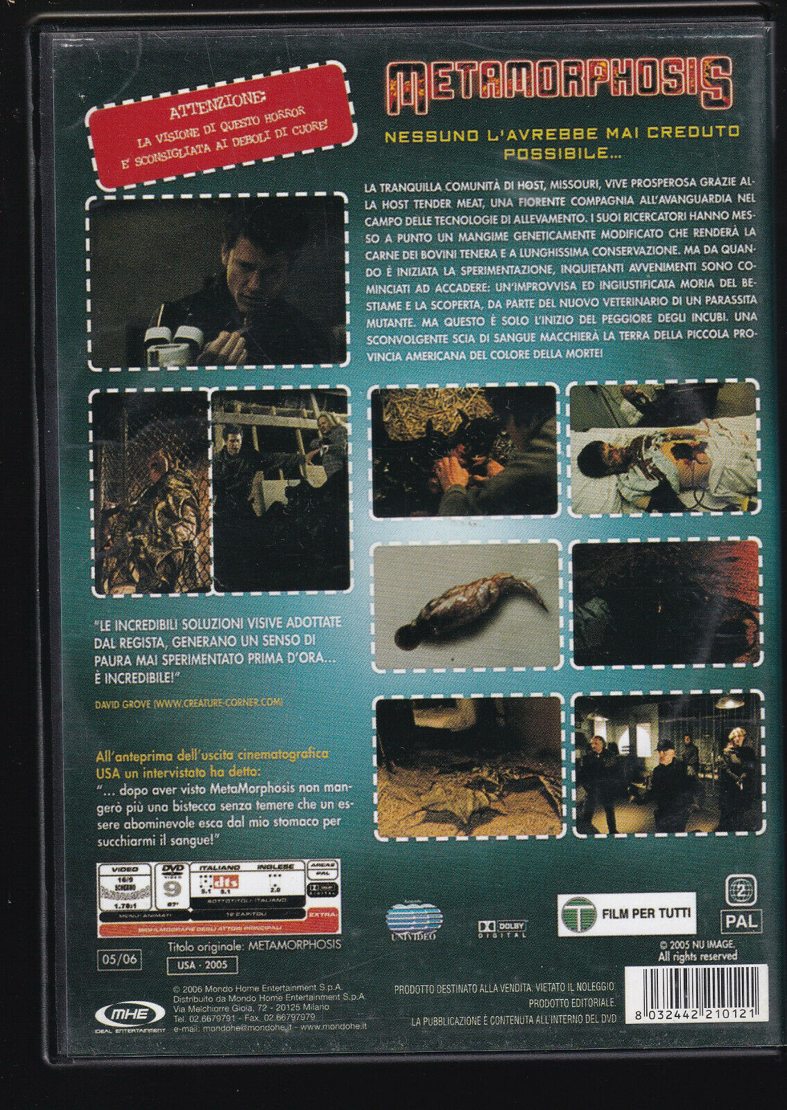 EBOND Metamorphosis DVD D555254