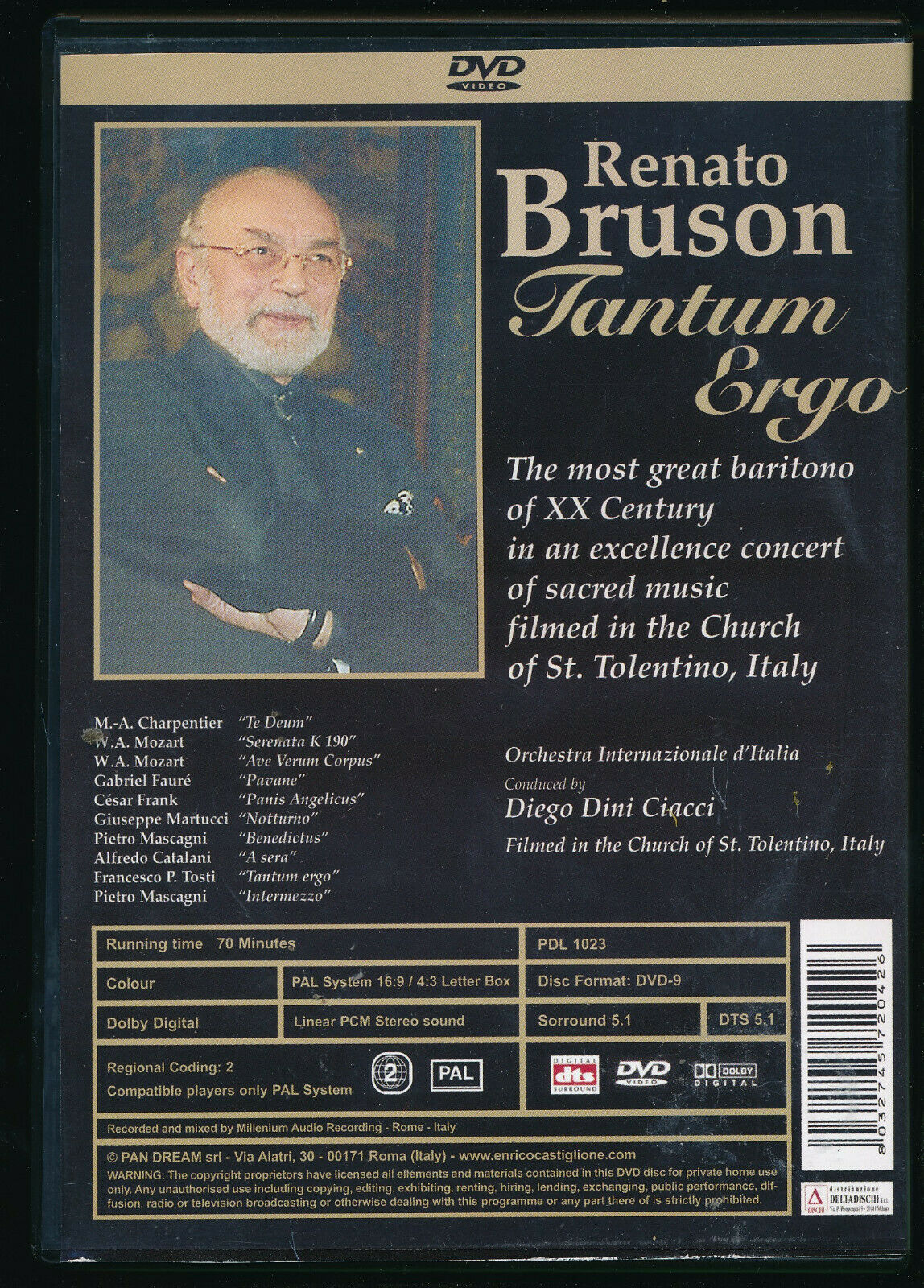 EBOND Renato Bruson - Tantum Ergo DVD D555327