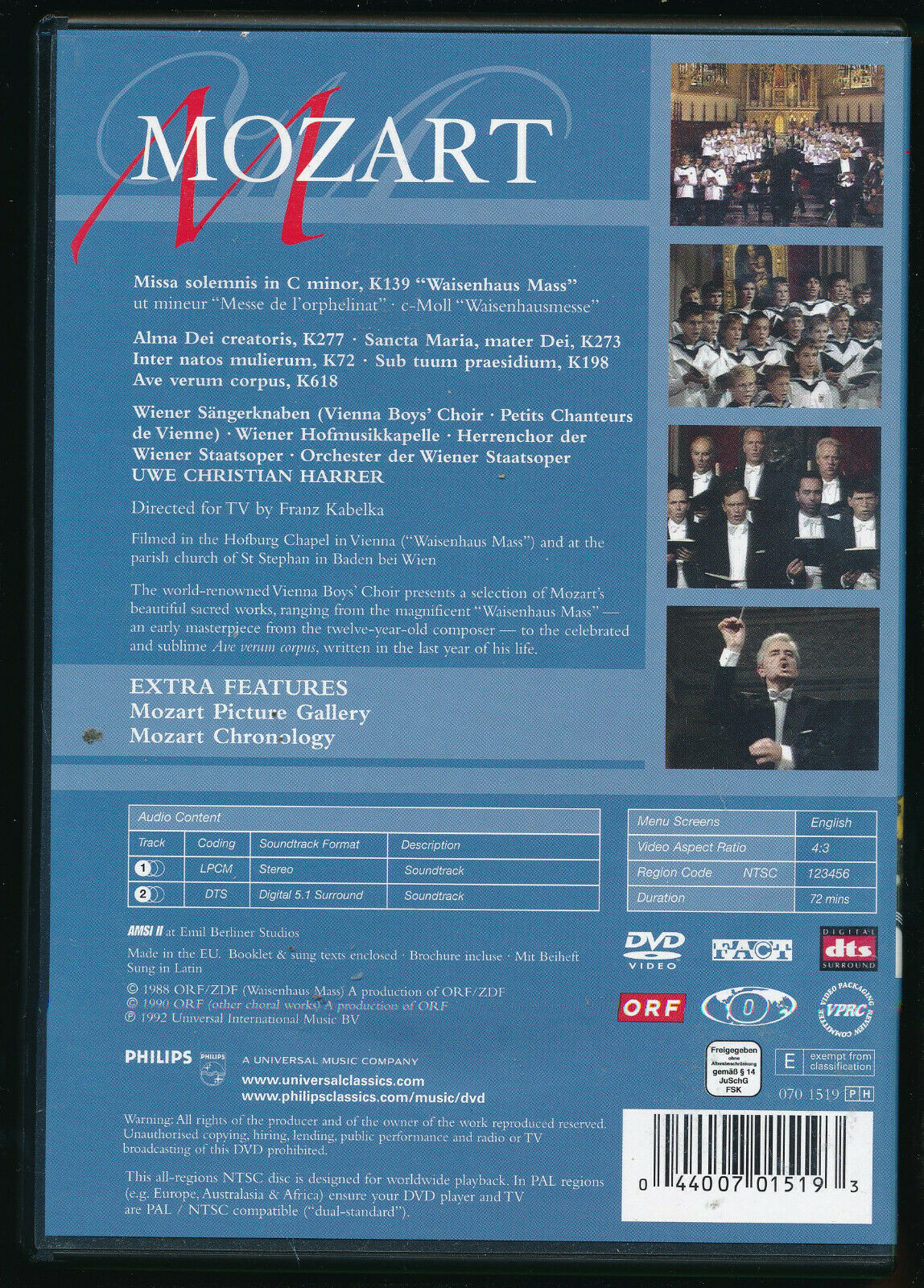EBOND Mozart - Choral Works DVD D555336