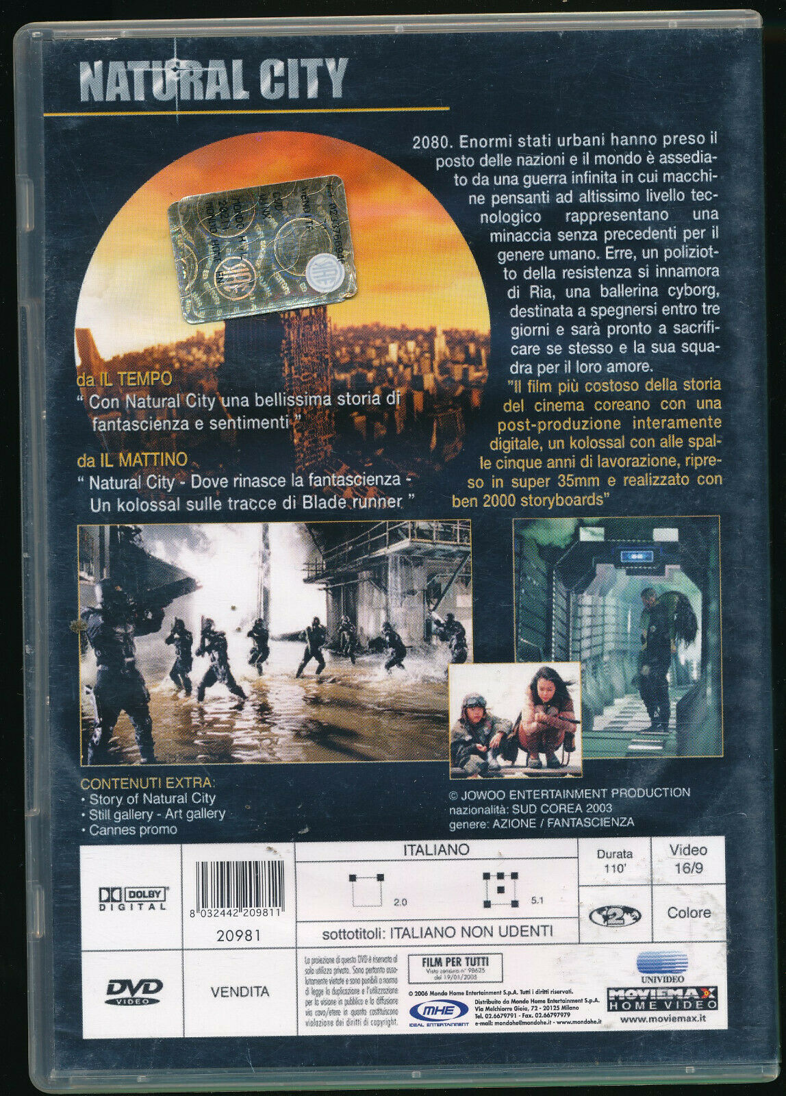 EBOND Natural City DVD Slim Case D555602