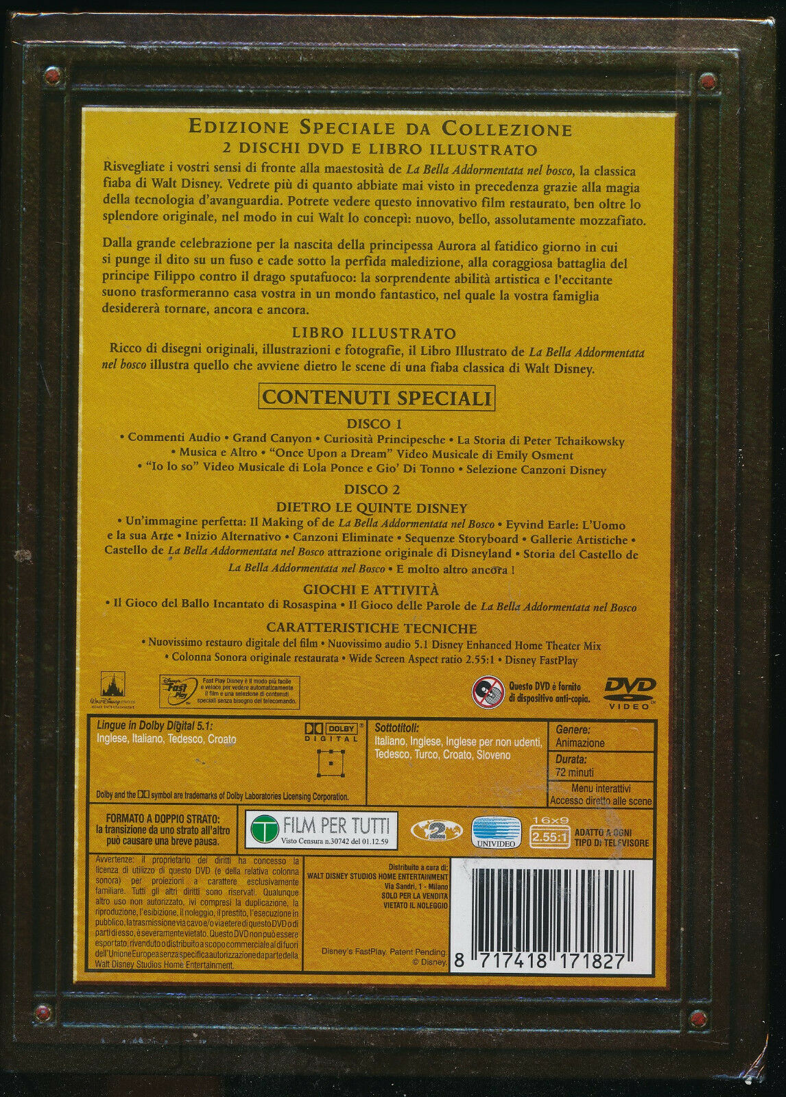 EBOND La Bella Addormentata Nel Bosco DVD Special Edition D555806