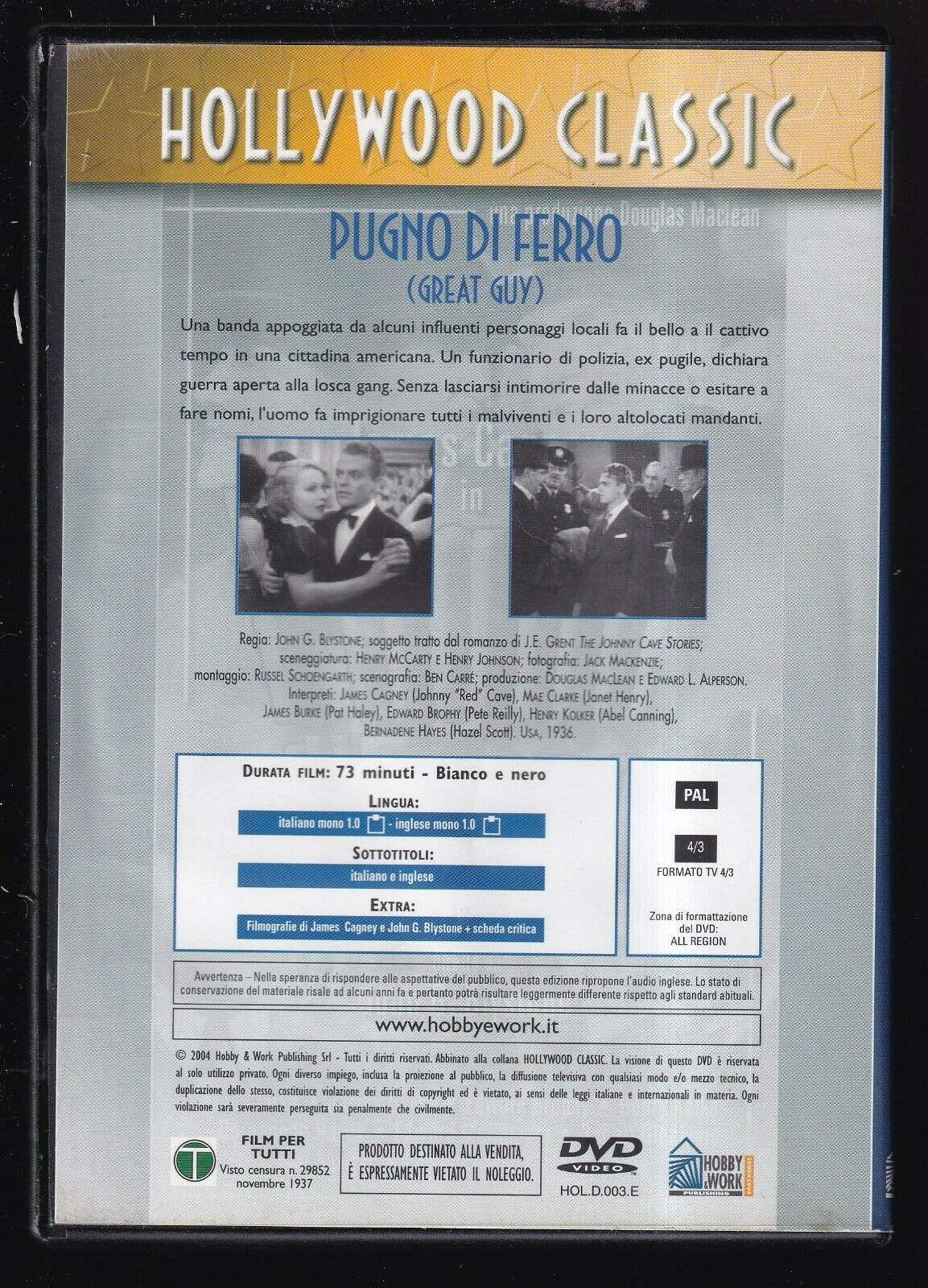 EBOND Pugno Di Ferro DVD D556005