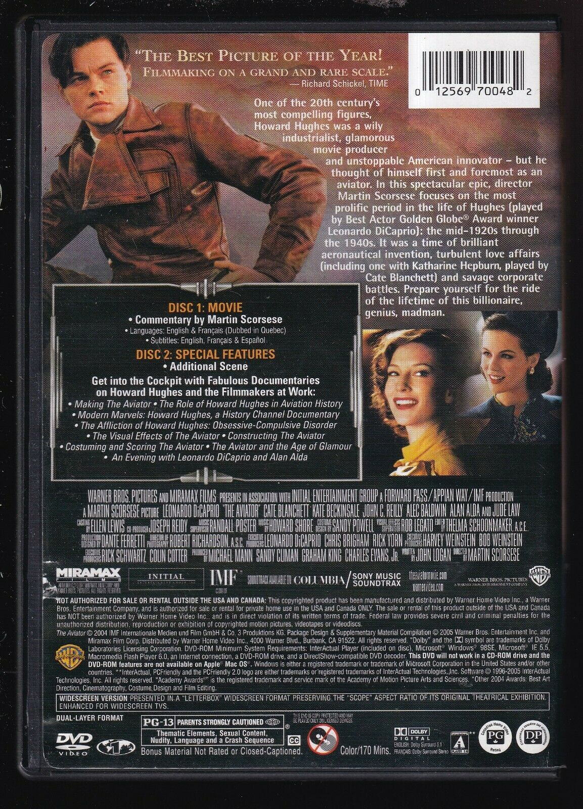 EBOND The Aviator Edizione 2 DVD Ex Noleggio D556023 D556023