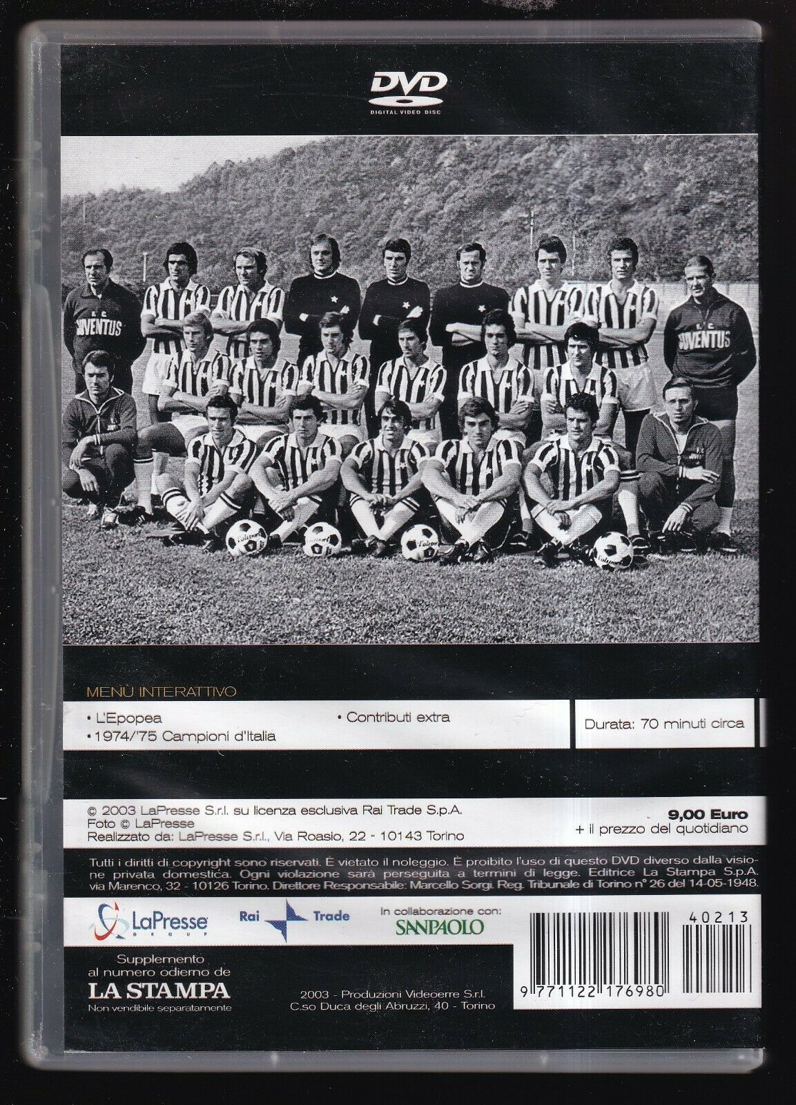 EBOND Juventusiasmante: Torna Parola, Arriva Scirea 1974 - 1975 DVD D556118