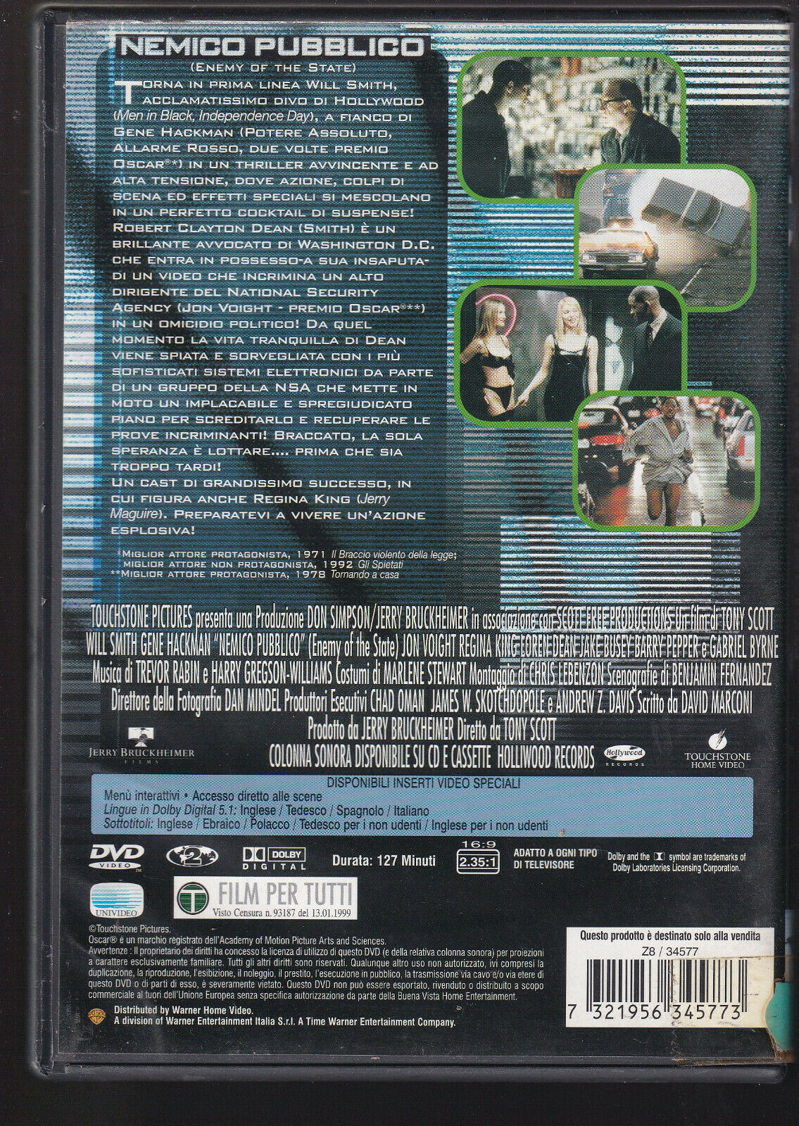 EBOND Nemico Pubblico DVD Ex Noleggio D556220