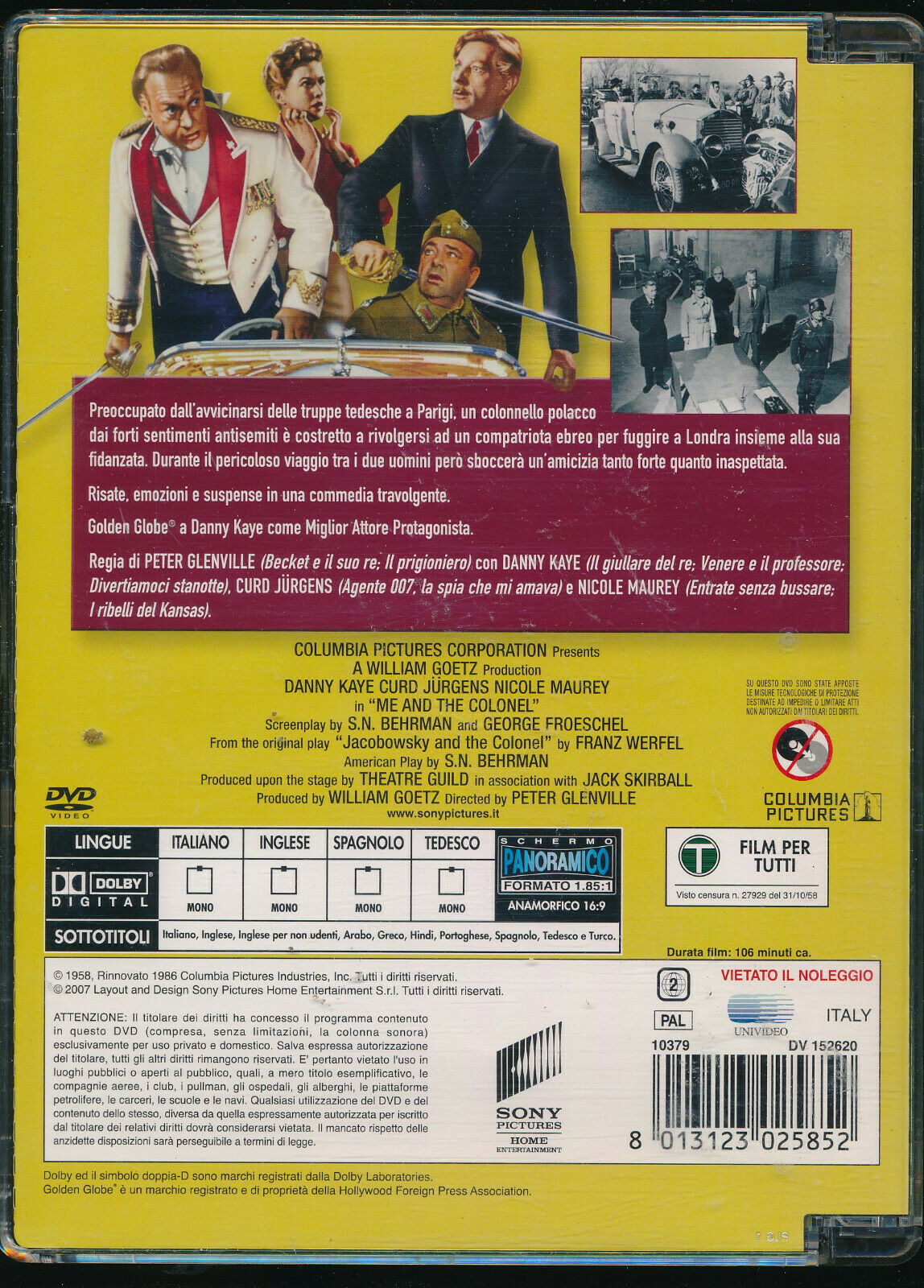 EBOND Io E Il Colonnello DVD D556320