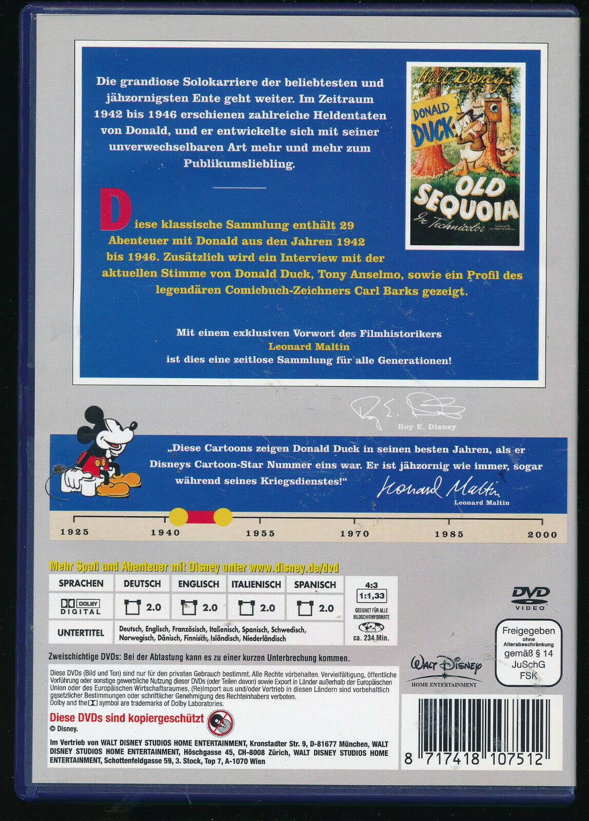 EBOND Walt Disney Kostbarkeiten: Donald Im Wandel Der Zeit Vol. 2 DVD D556521