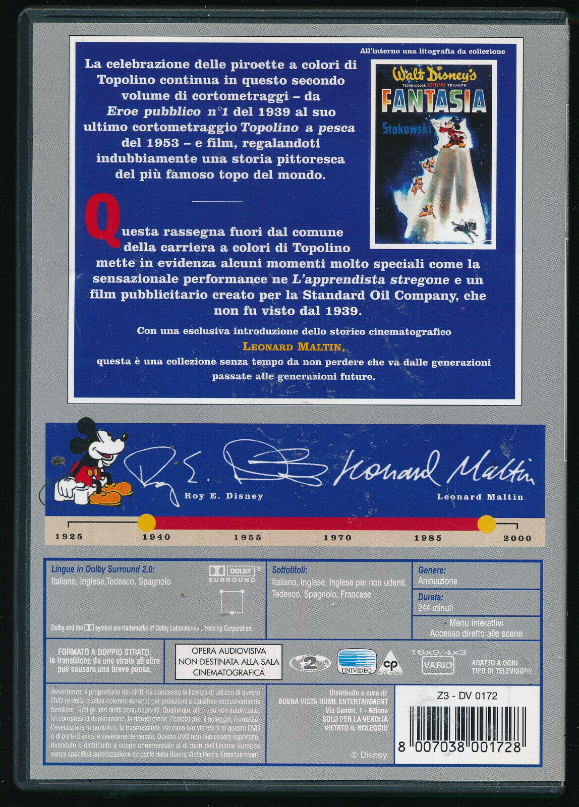 EBOND Walt Disney Treasures. Topolino Star a Colori DVD D556531