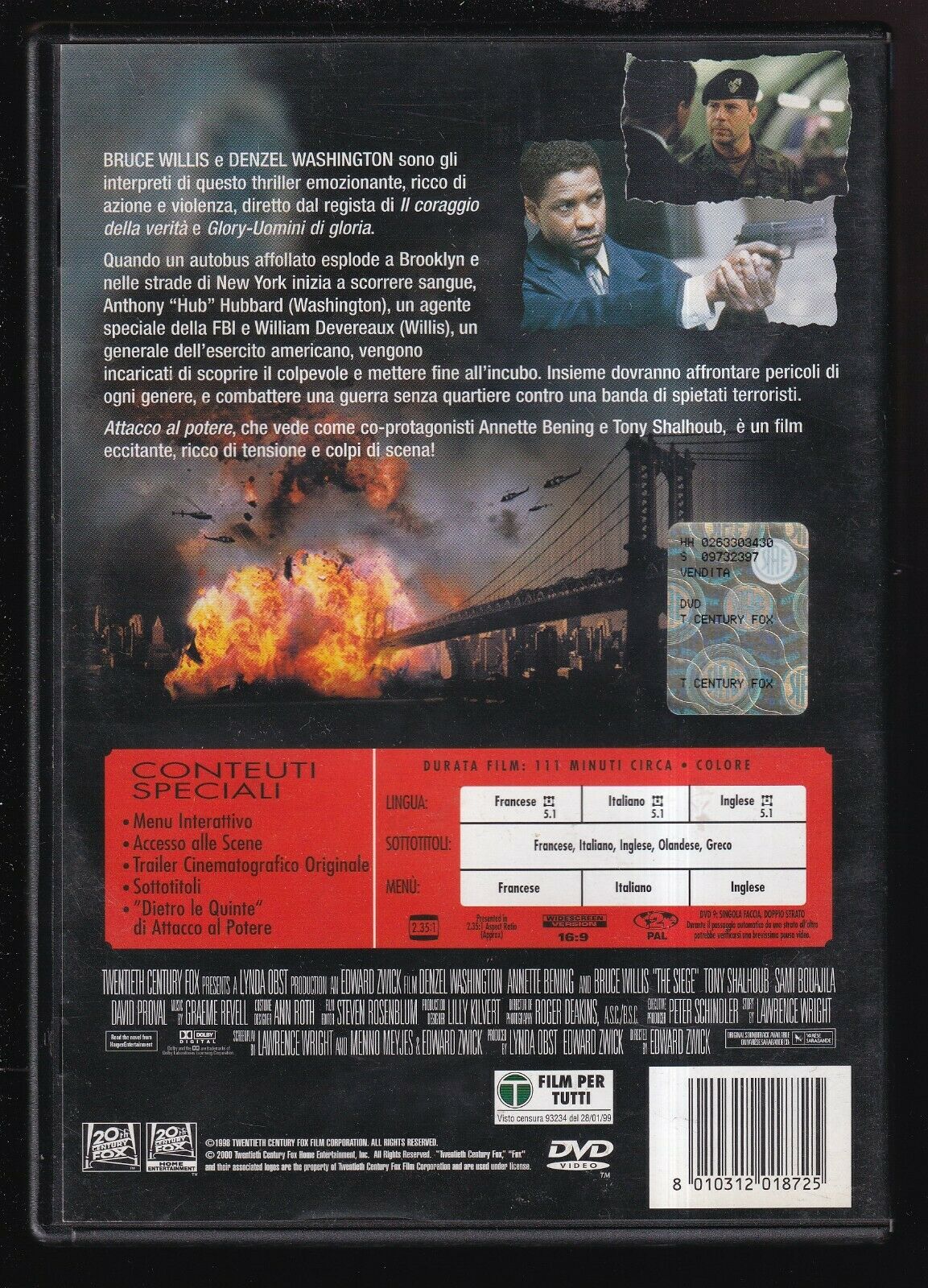 EBOND Attacco Al Potere DVD D556748