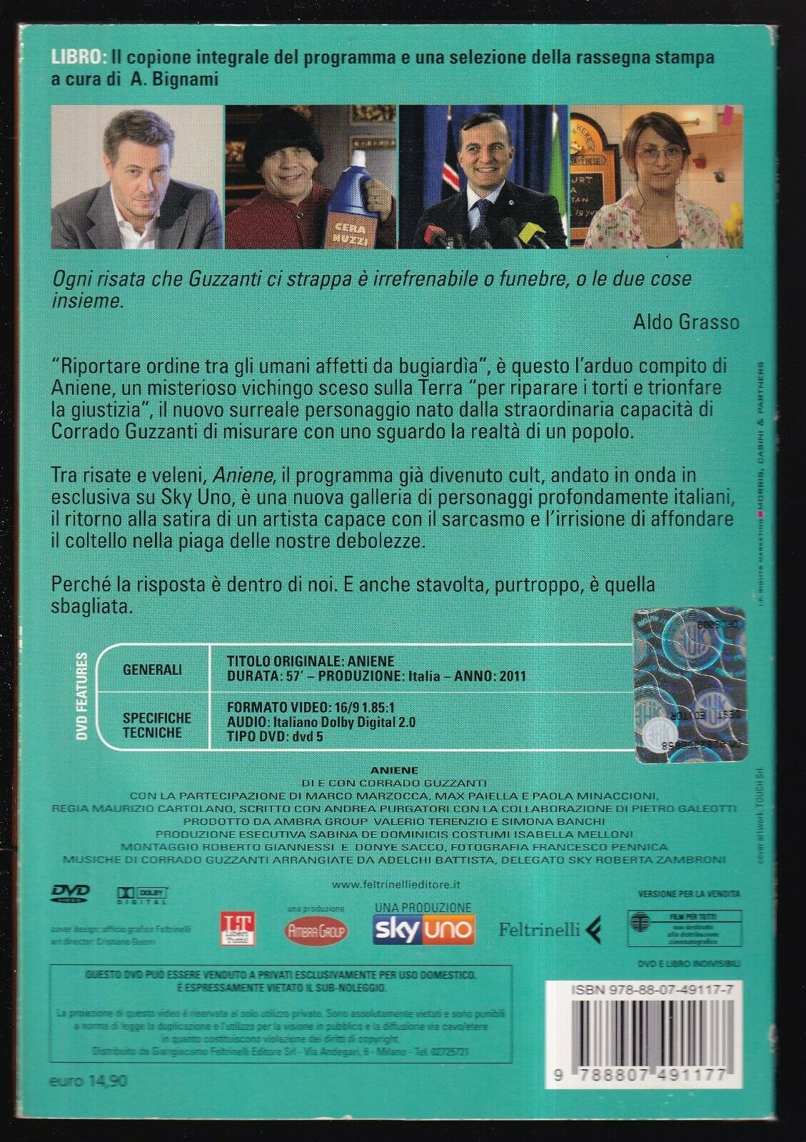 EBOND Aniene. Troppi Tuoni e Come Nessun Tuoni Con Libro DVD D556820