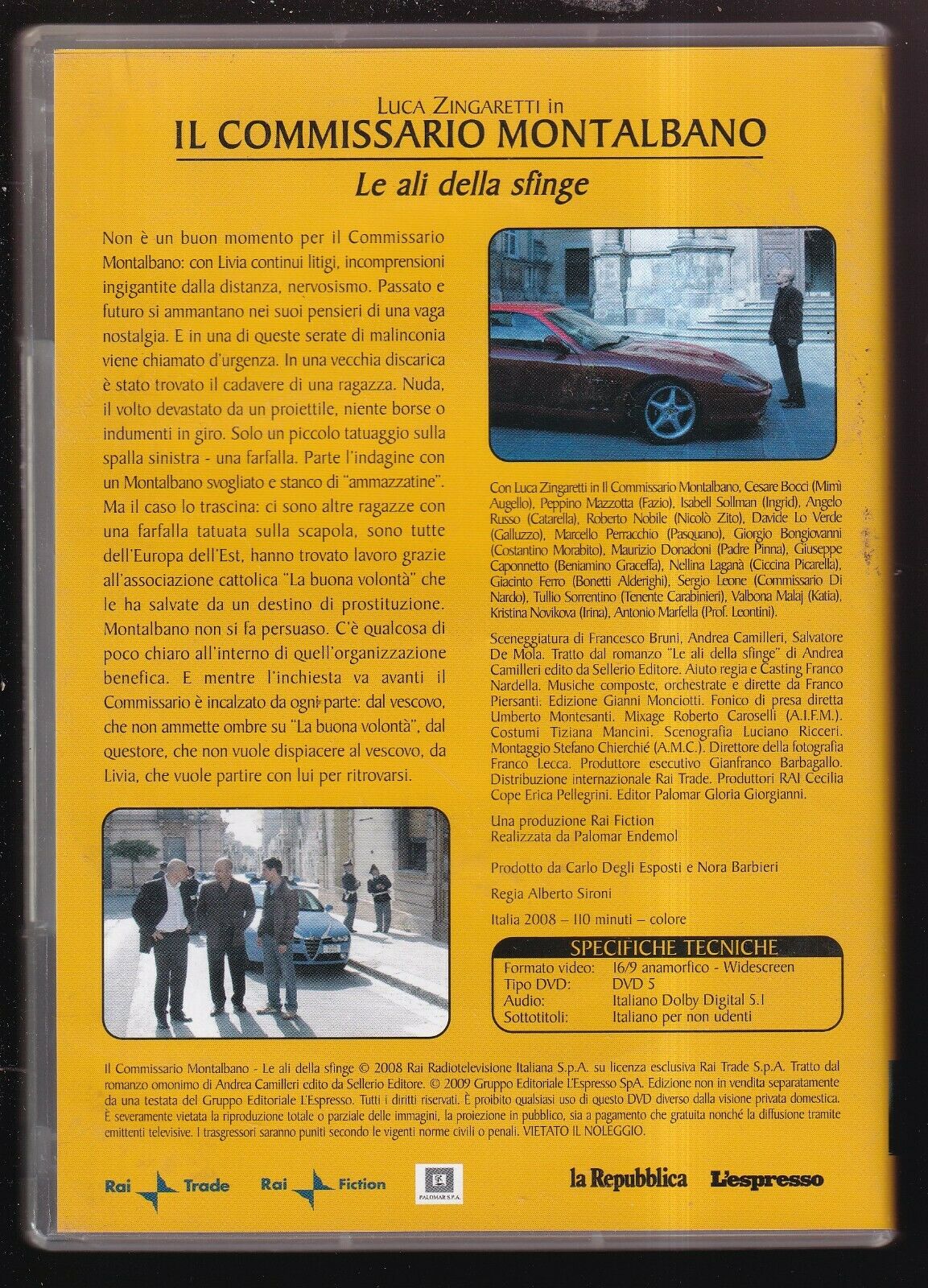 EBOND Le Ali Della Sfinge Il Commissario Montalbano Vol.2 DVD Editoriale D556846