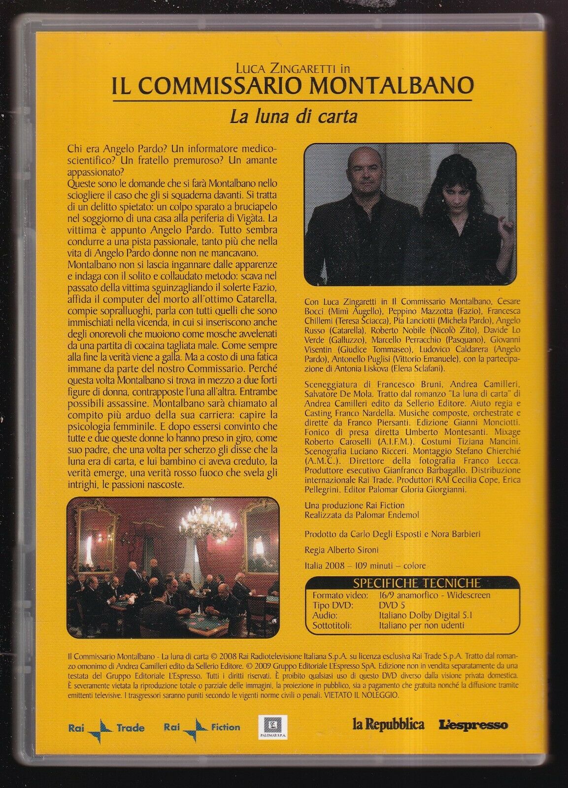 EBOND La Luna Di Carta Il Commissario Montalbano Vol.4 DVD Editoriale D556850