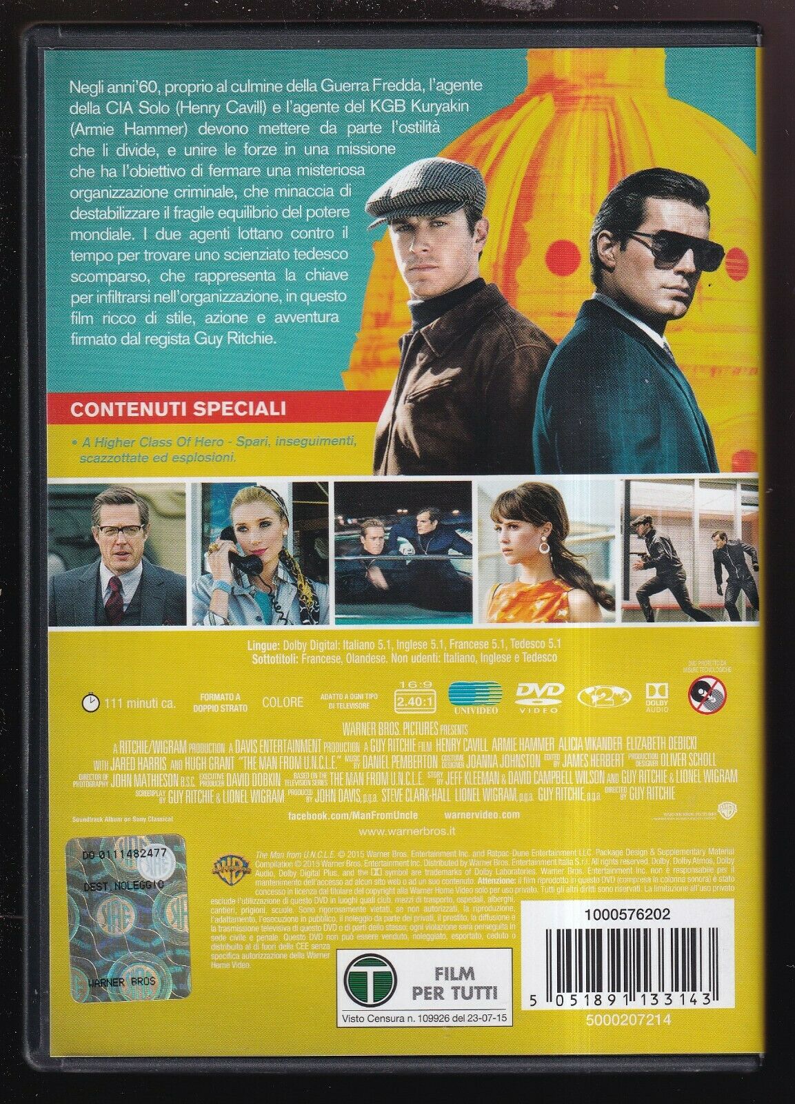 EBOND Operazione U.n.c.l.e. DVD Ex Noleggio D556855