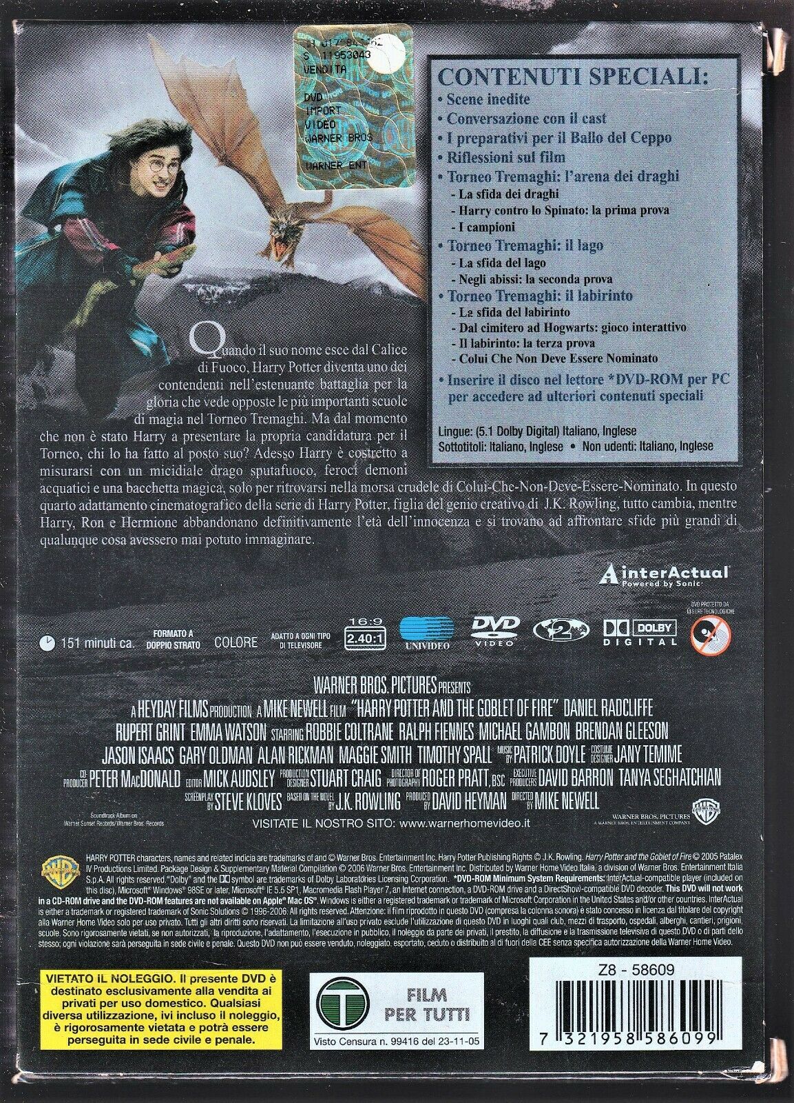 EBOND Harry Potter E Il Calice Di Fuoco (special Edition) (2 DVD) DVD D556908