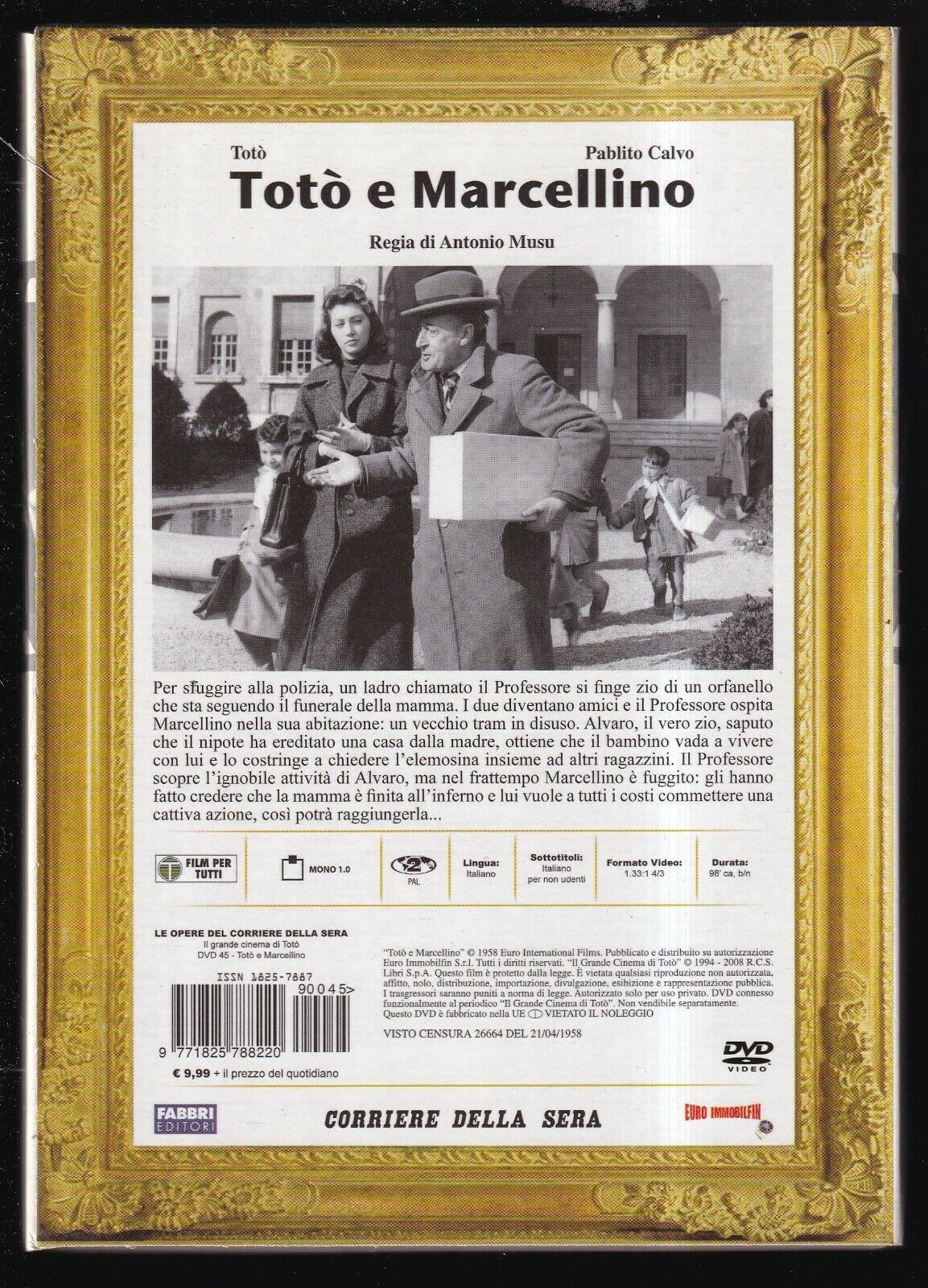 EBOND Toto e Marcellino Il Grande Cinema Di Toto Vol.45 DVD D556913
