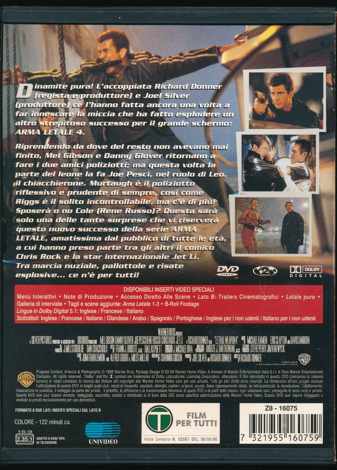 EBOND Arma Letale 4 DVD Snapper D557140
