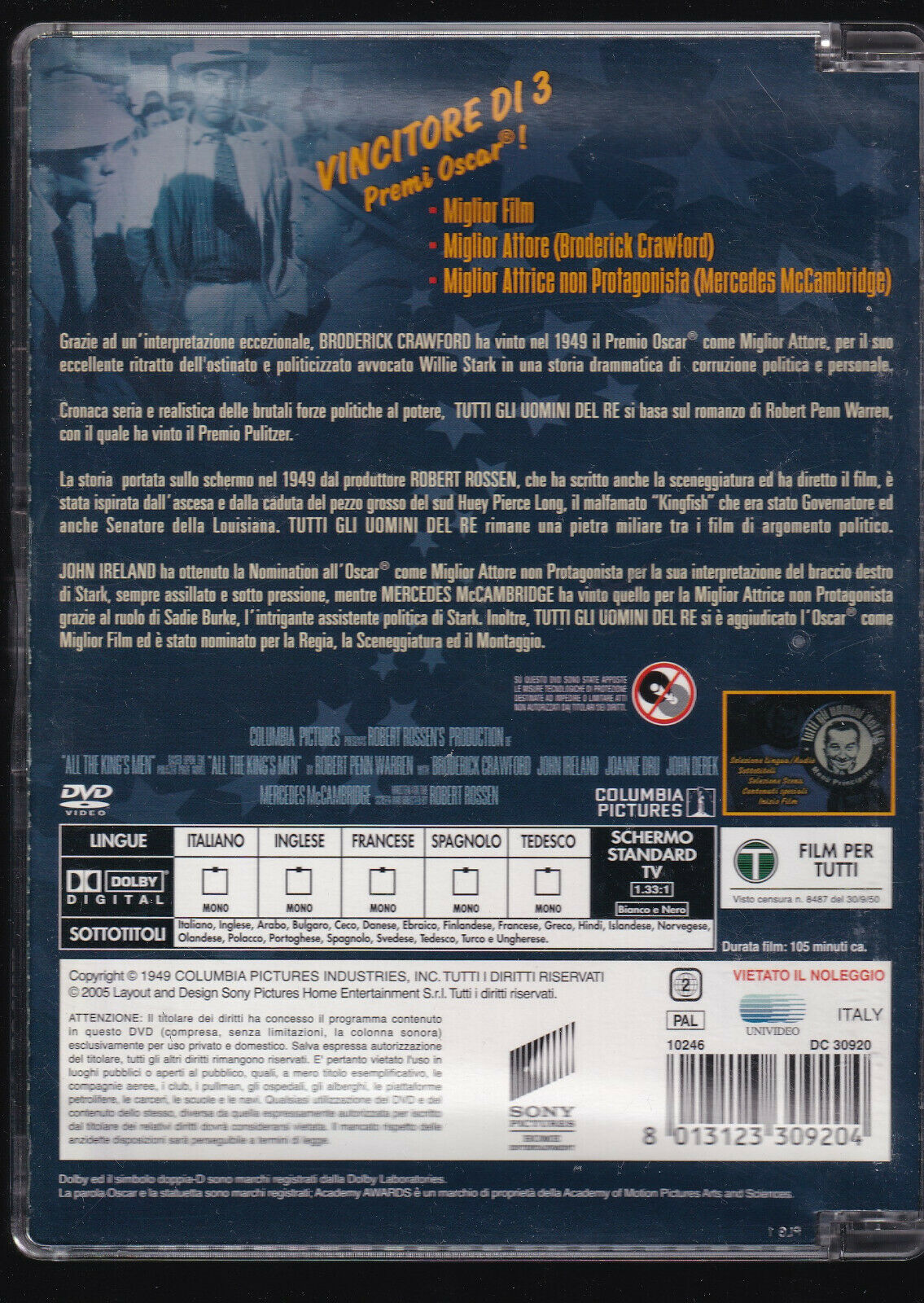 EBOND Tutti Gli Uomini Del Re DVD D557255