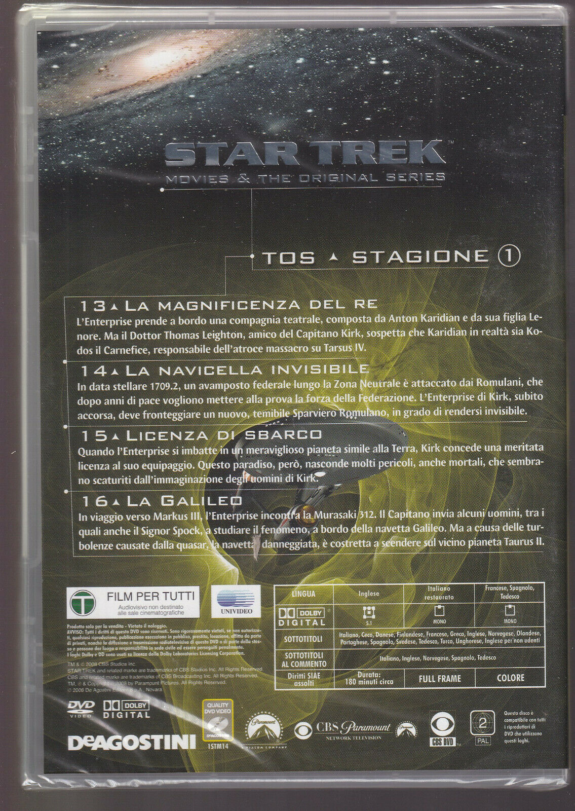 EBOND Star Trek Stagione 1 Episodi 13-16 DVD D557438