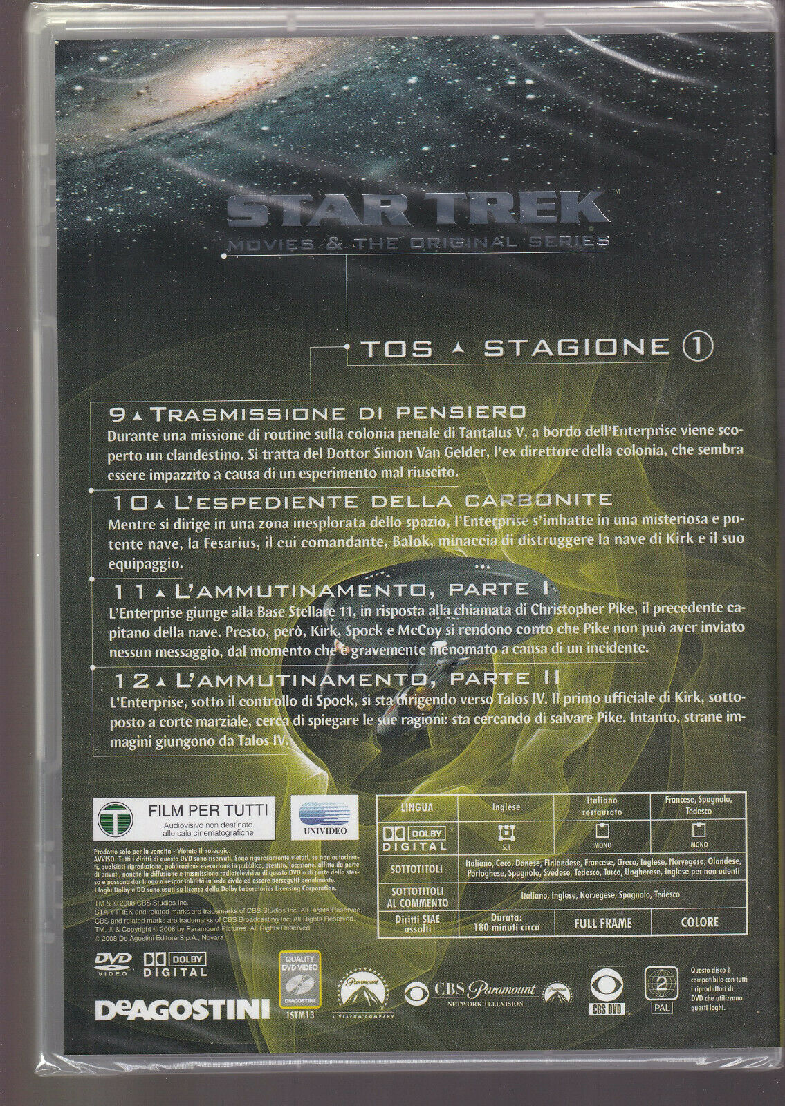 EBOND Star Trek Stagione 1 Episodi 9-12 DVD D557439