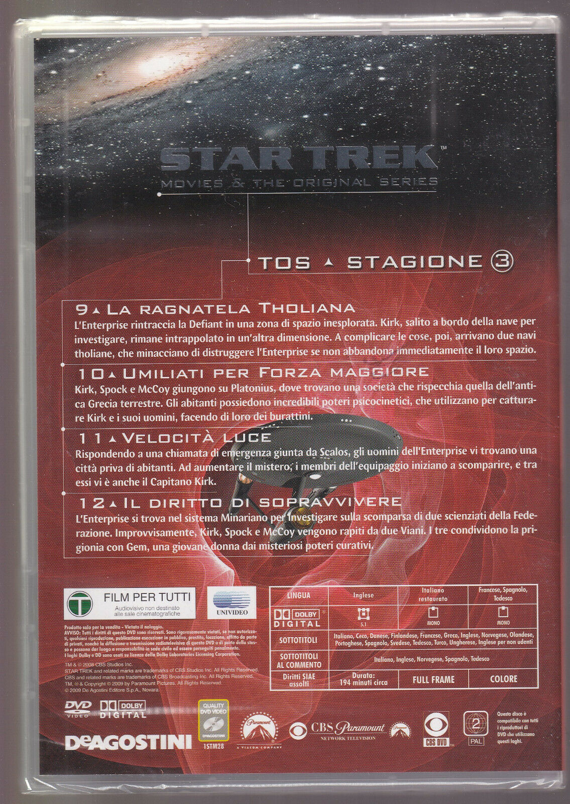 EBOND Star Trek Stagione 3 Episodi 9-12 DVD D557441