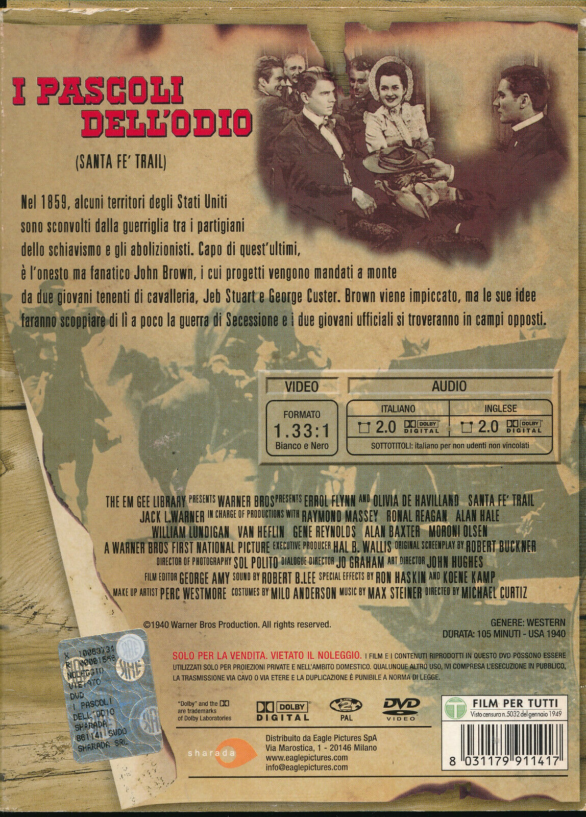 EBOND  I Pascoli Dell'odio DVD D557938
