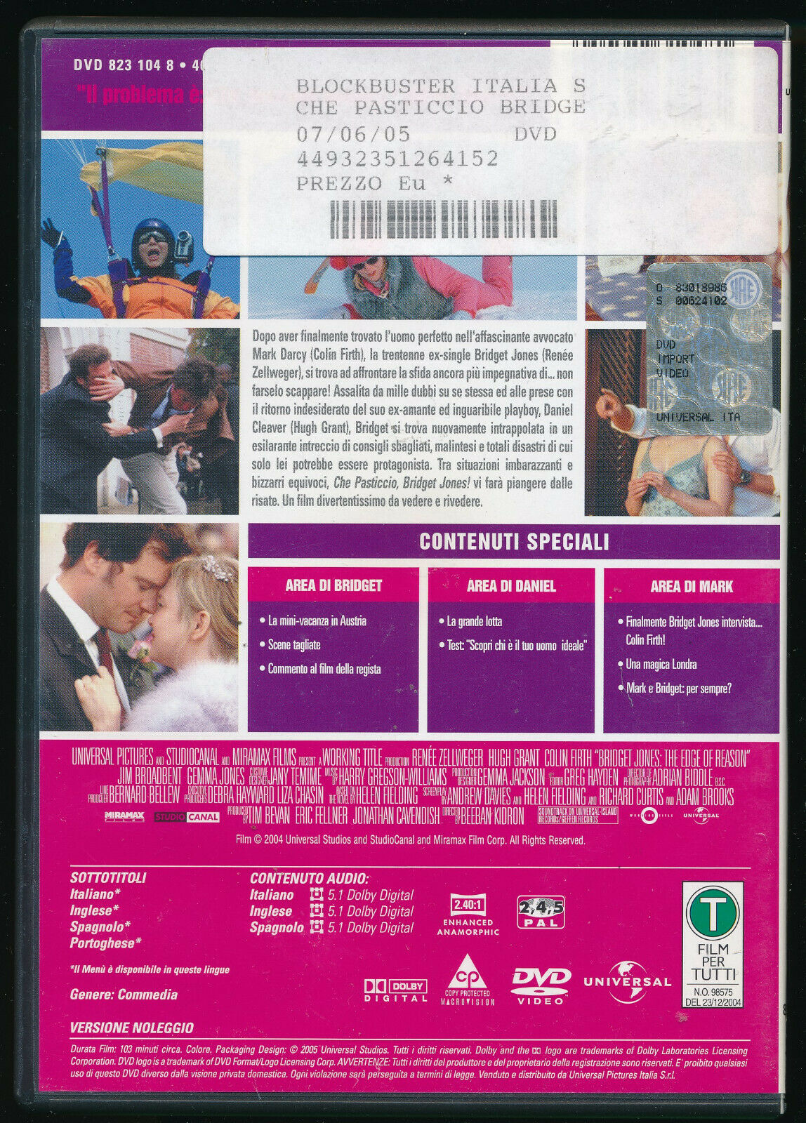 EBOND Che Pasticcio,bridget Jones! DVD Ex Noleggio D558058