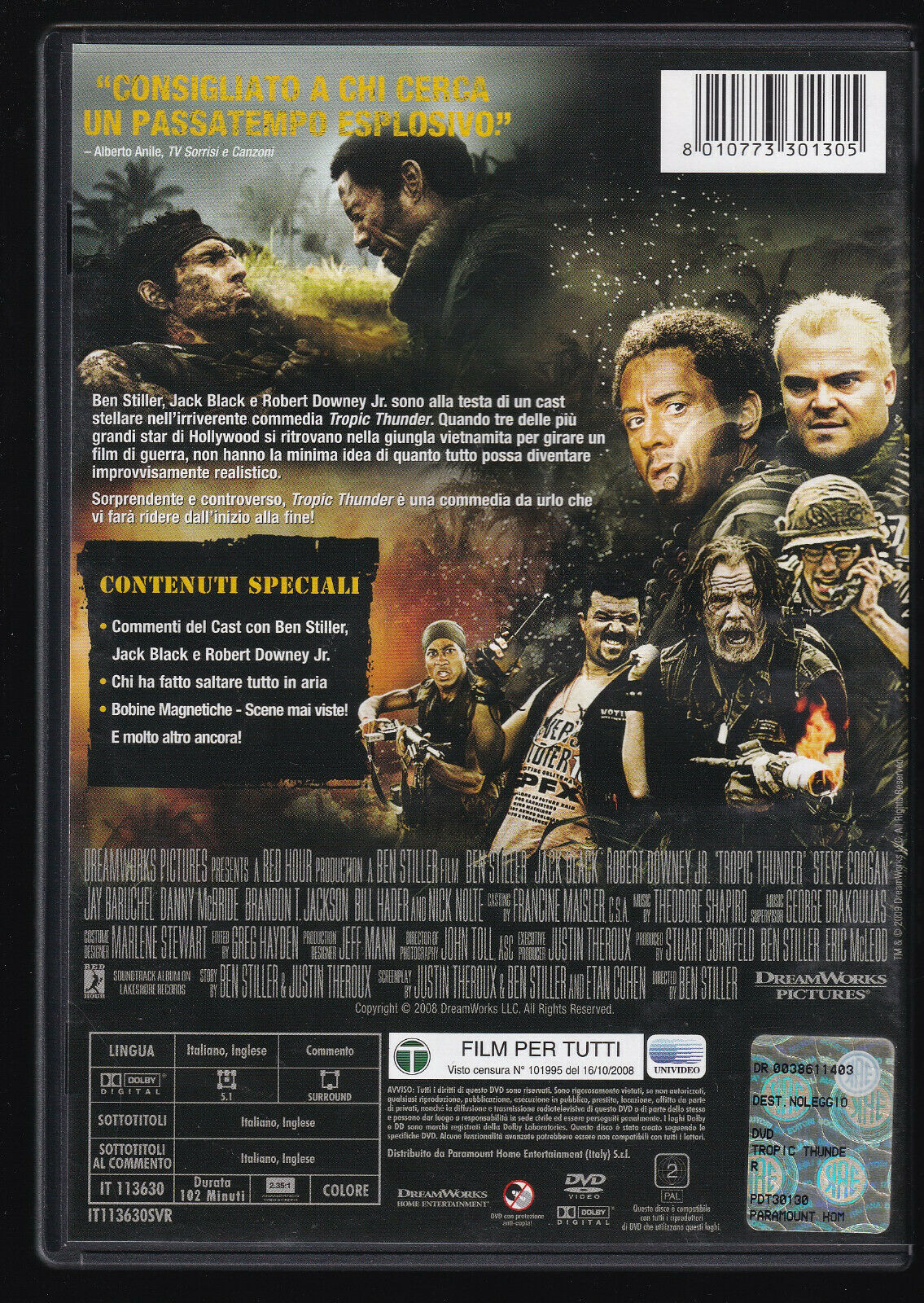 EBOND Trophic Thunder DVD Ex Noleggio D558147