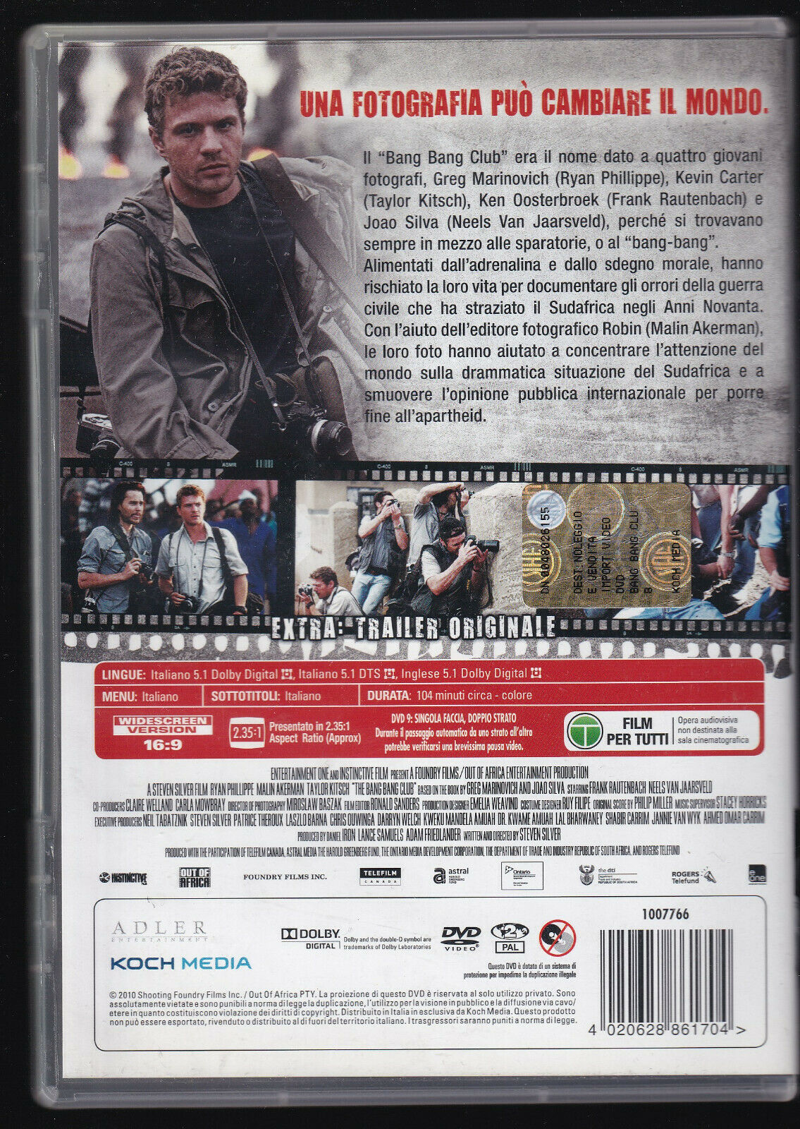 EBOND The Bang Bang Club DVD Ex Noleggio D558155