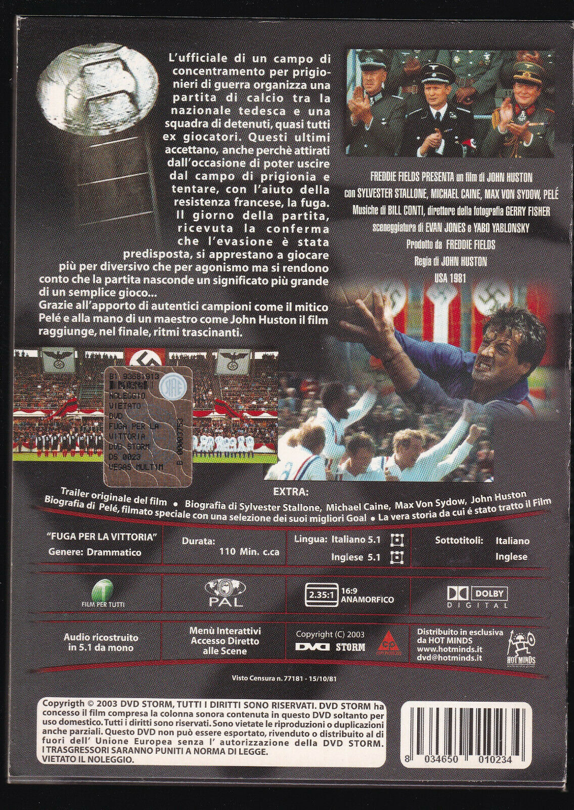 EBOND Fuga Per La Vittoria DVD Digislim D558165