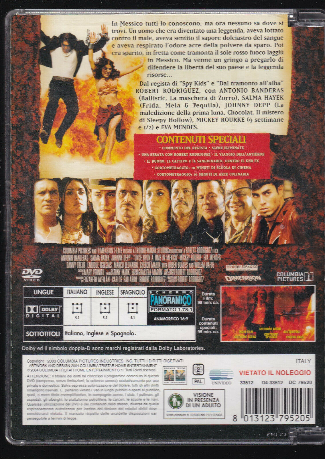 EBOND C'era Una Volta In Messico Sjb DVD D558223